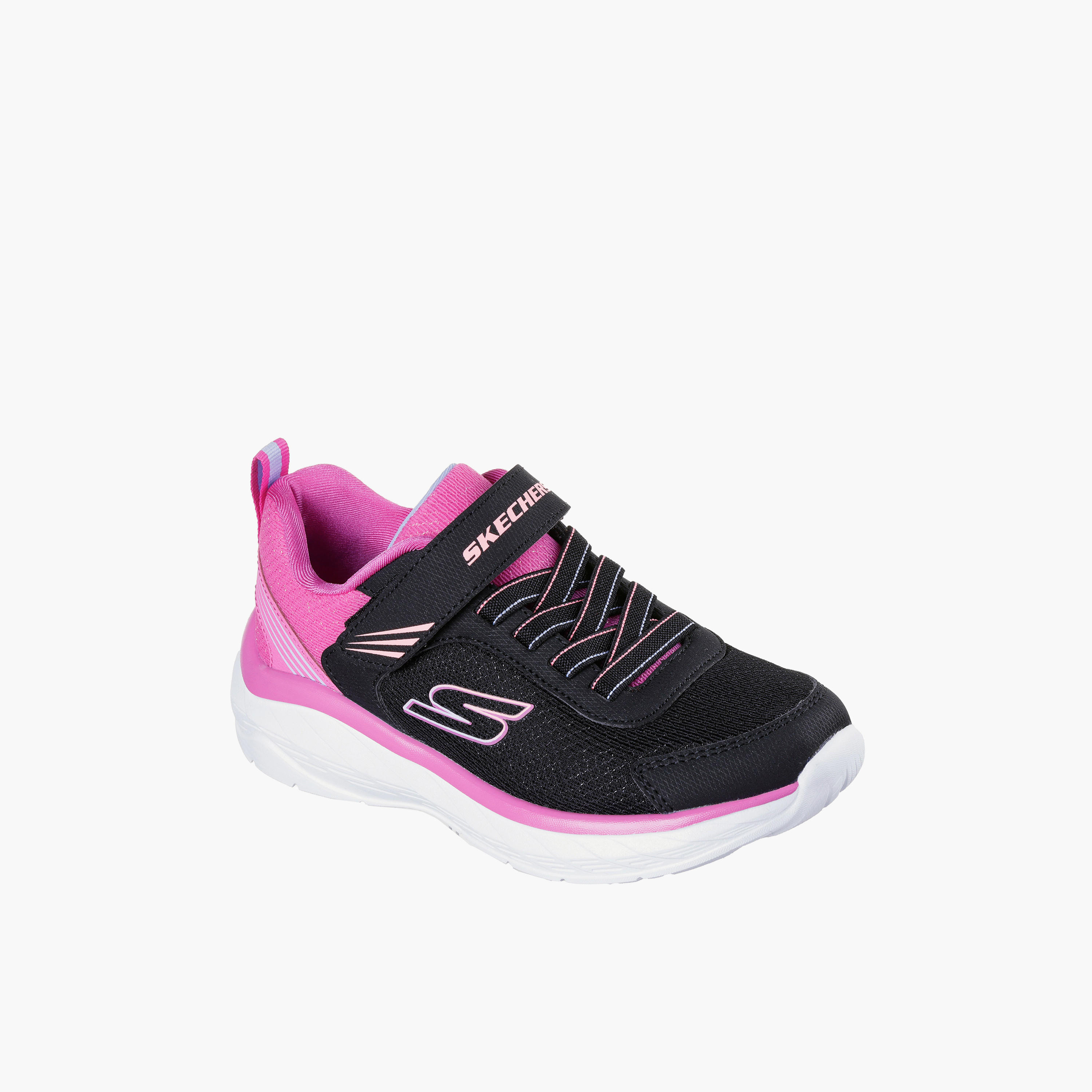 Skechers Girls Boundless Hook & Loop Sneakers-girls-shoes-sports-image-1