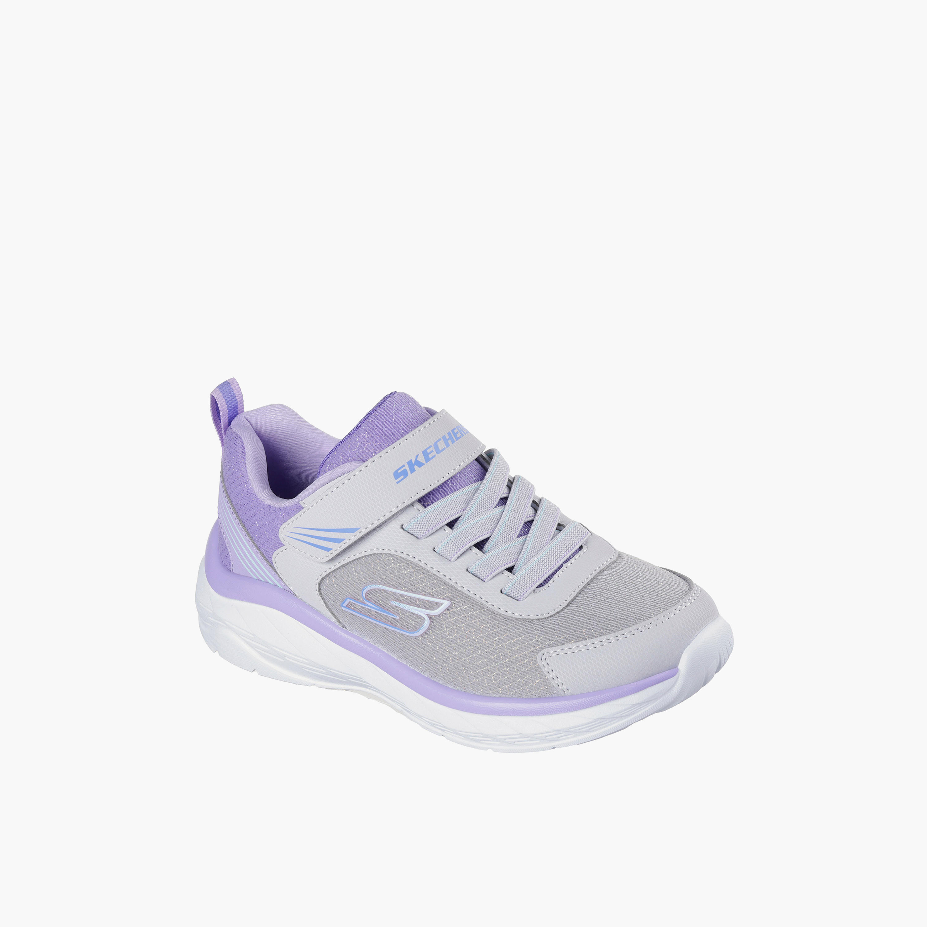 Skechers Girls BOUNDLESS Hook & Loop Sneakers - 303644L-LGLV-girls-shoes-sports-image-1