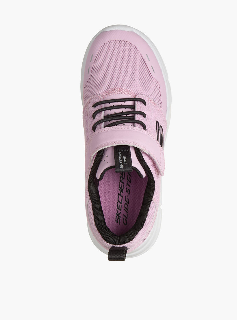 حذاء سنيكرز جلايد ستيب فلو بشريط إغلاق لاصق للبنات من سكيتشرز-girls-shoes-sneakers-image-2