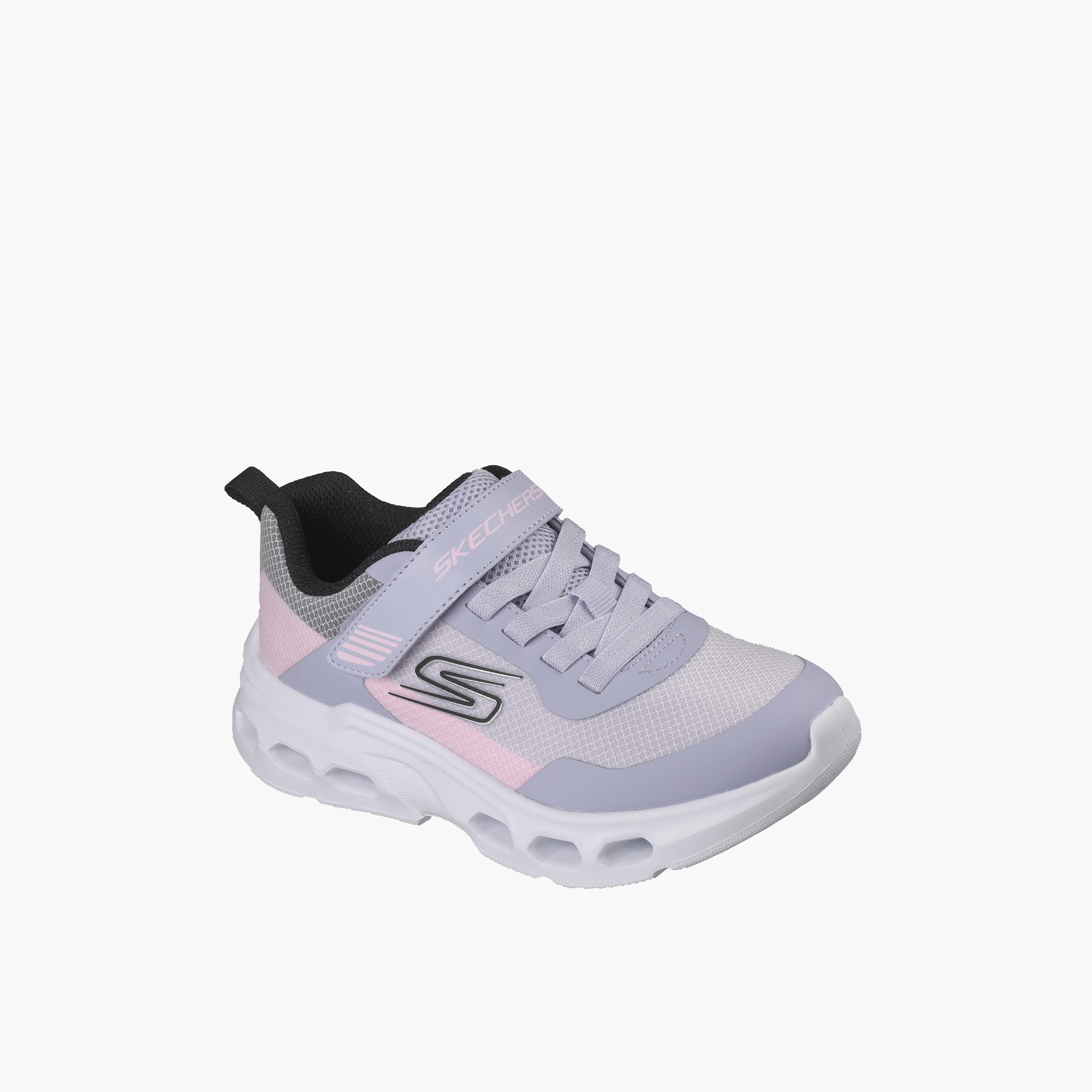 Skechers Girls Glide-Step Aero Hook & Loop Sneakers-girls-shoes-sports-image-1