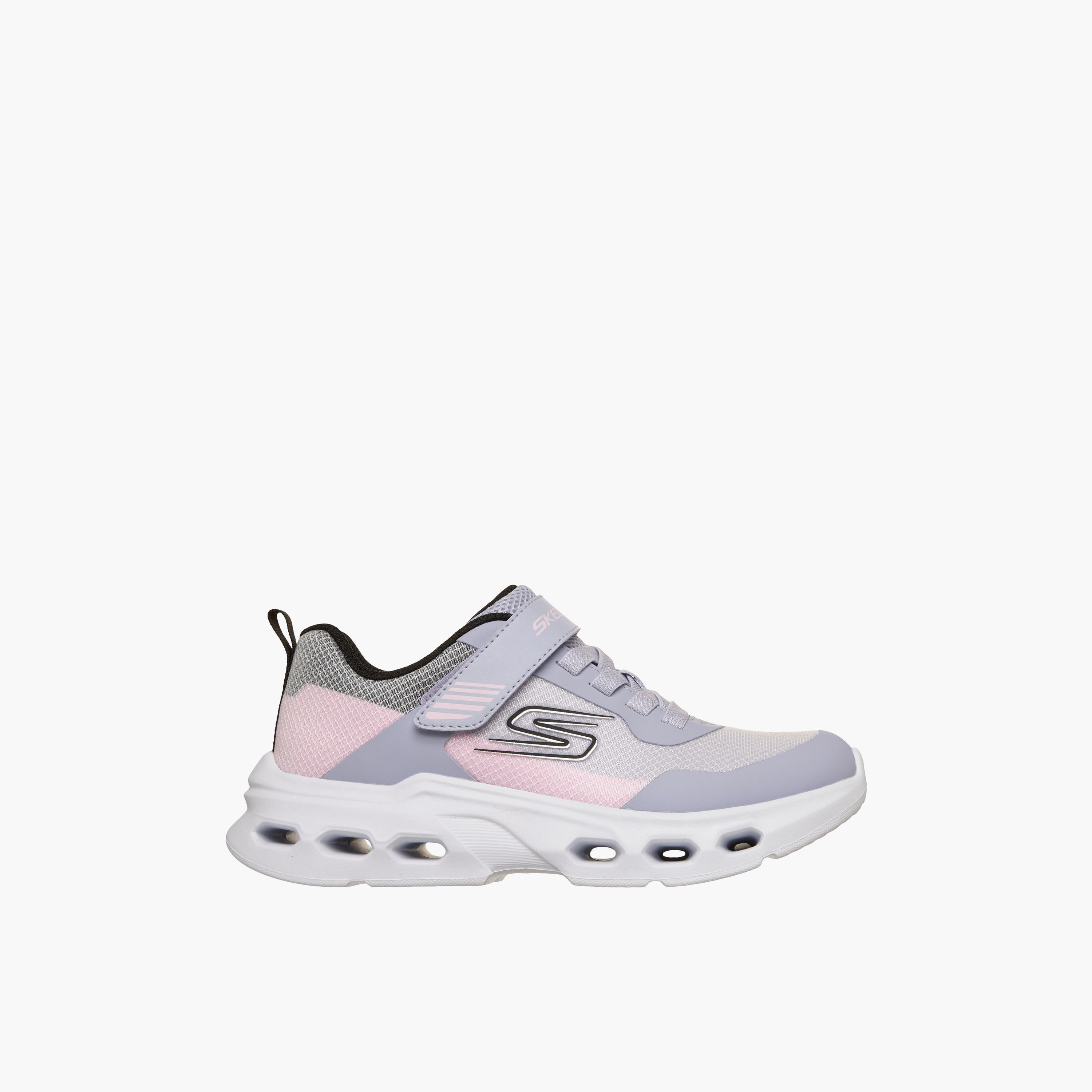 Skechers Girls Glide-Step Aero Hook & Loop Sneakers-girls-shoes-sports-image-3
