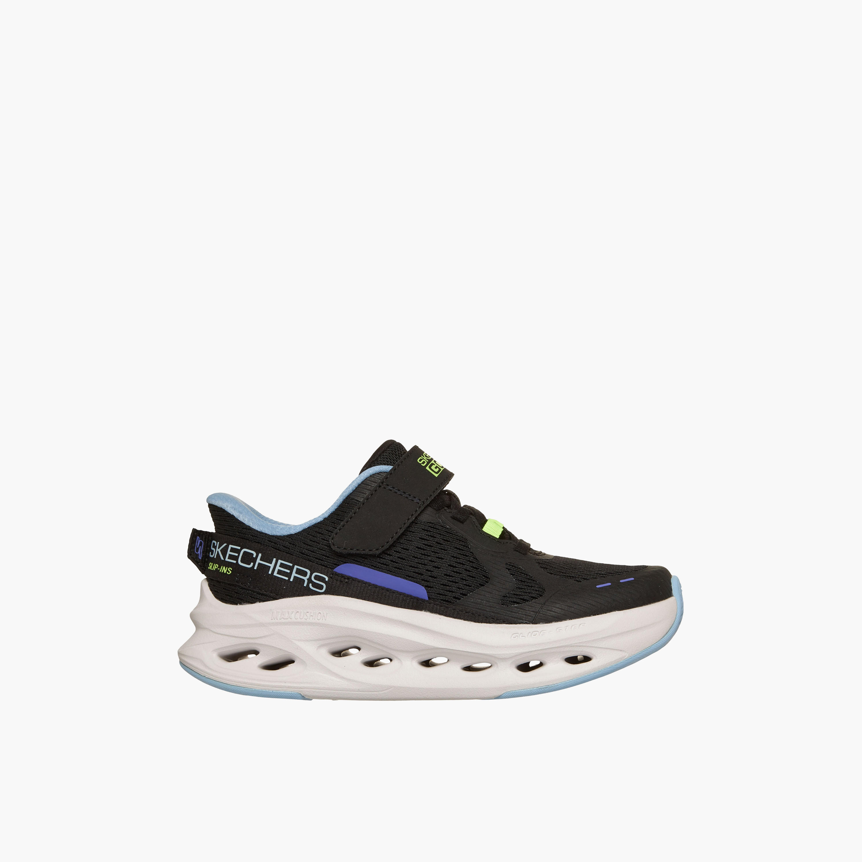Skechers Girls MAX CUSHIONING GLIDE-STEP Hook & Loop Sneakers-girls-shoes-sports-image-3