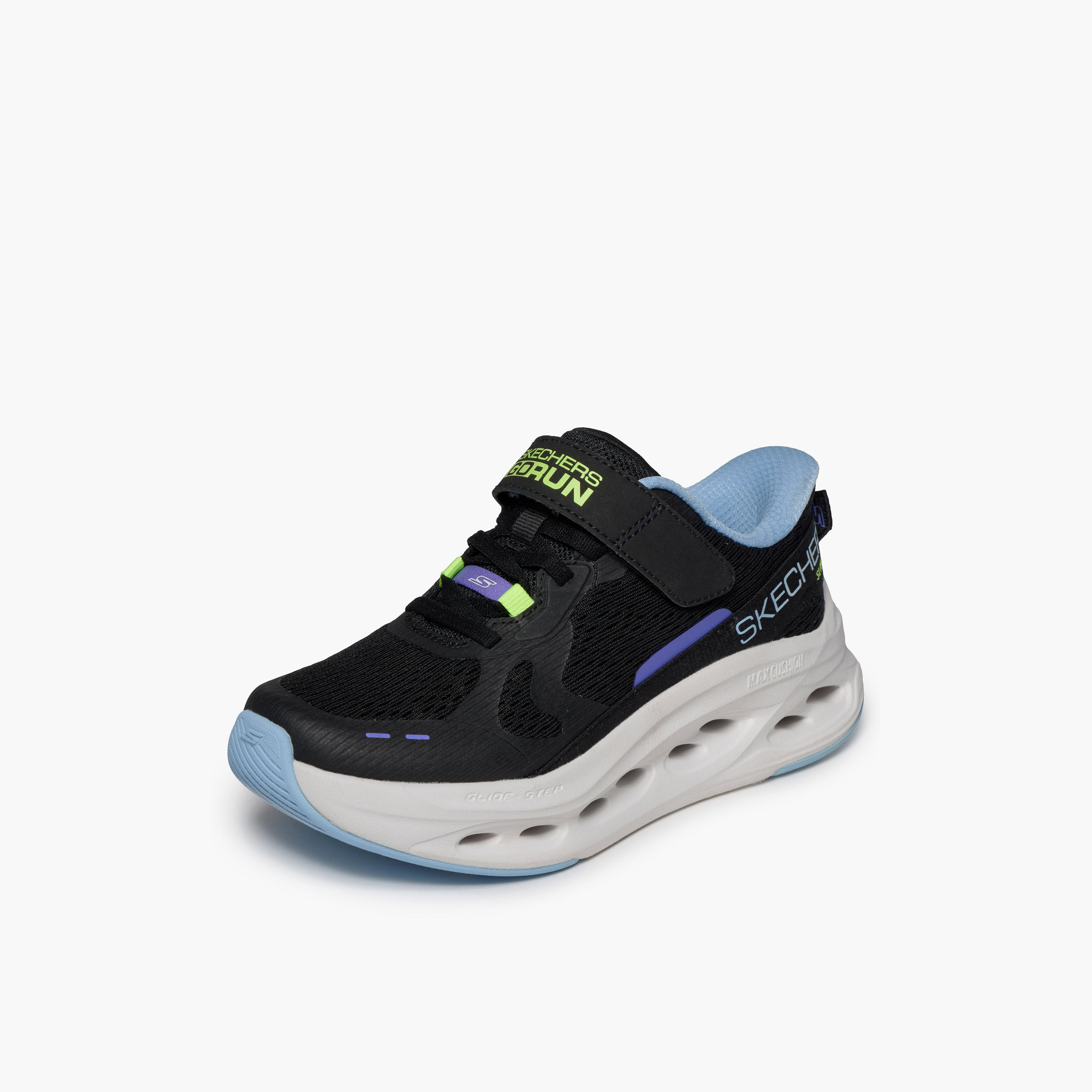 Skechers Girls MAX CUSHIONING GLIDE-STEP Hook & Loop Sneakers-girls-shoes-sports-image-4