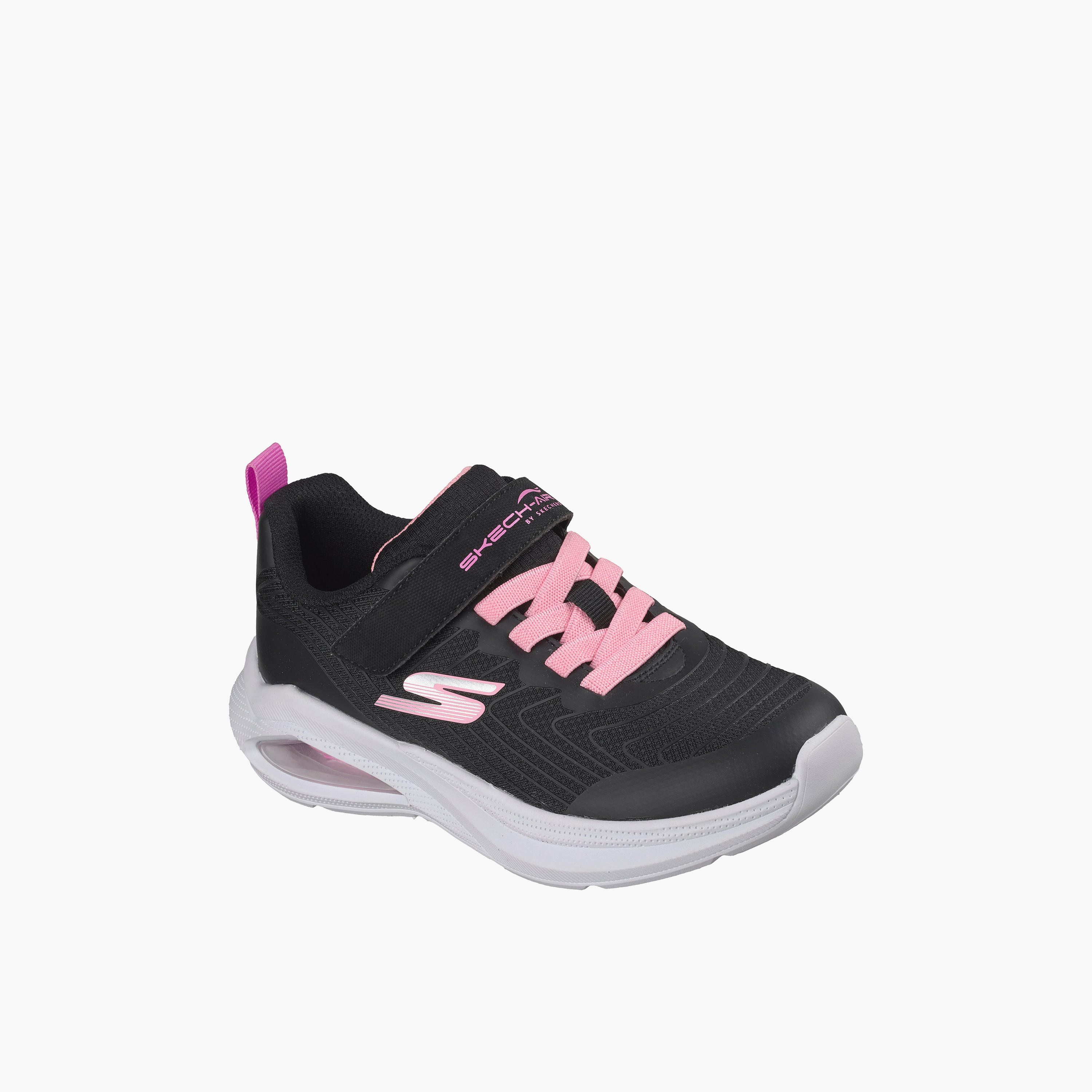 Skechers Girls MICROSPEC MAX VELOCITY Hook & Loop Sneakers-girls-shoes-sports-image-1