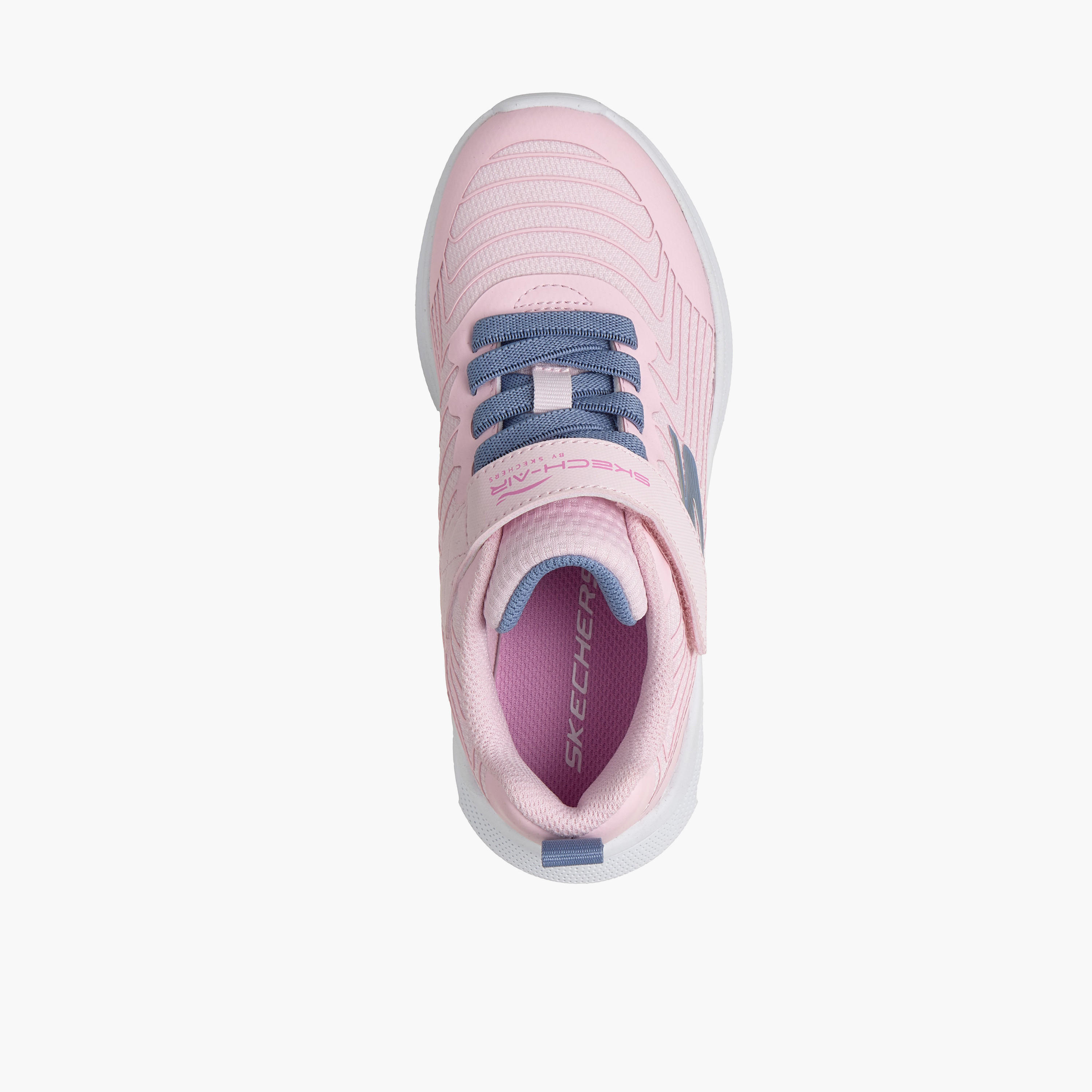 Skechers Girls MICROSPEC MAX VELOCITY Hook & Loop Sneakers-girls-shoes-sports-image-2