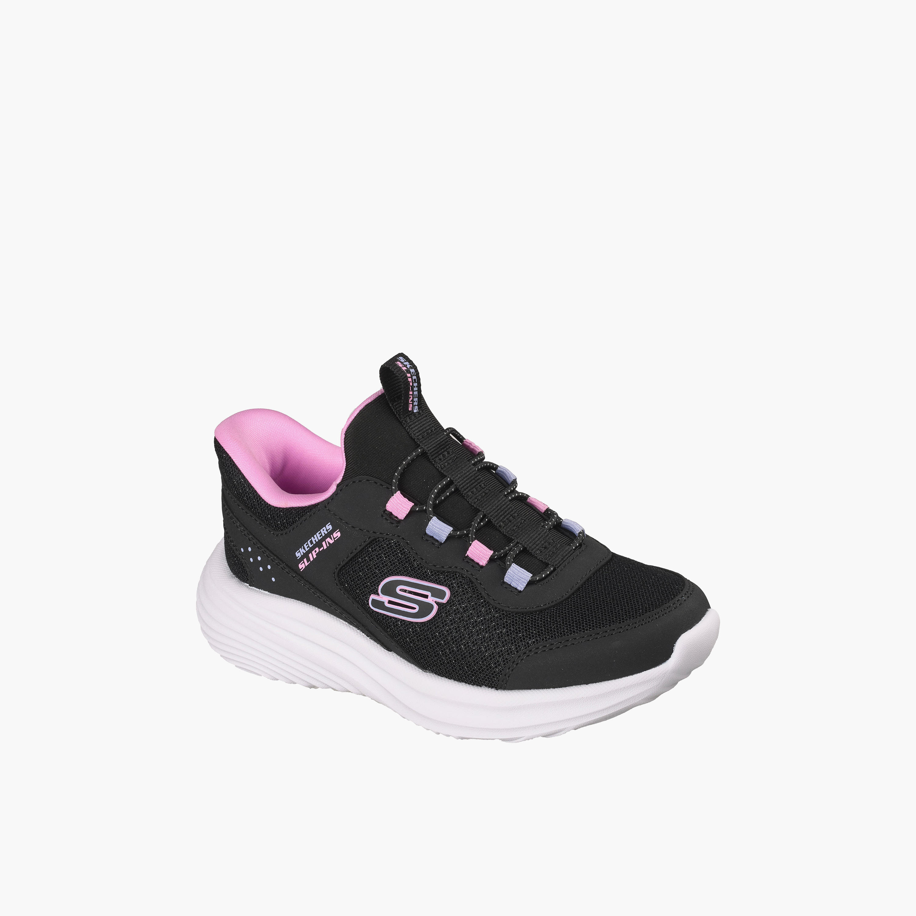 حذاء سنيكرز سهل الارتداء للبنات باوندر برو من سكيتشرز-girls-shoes-sneakers-image-1