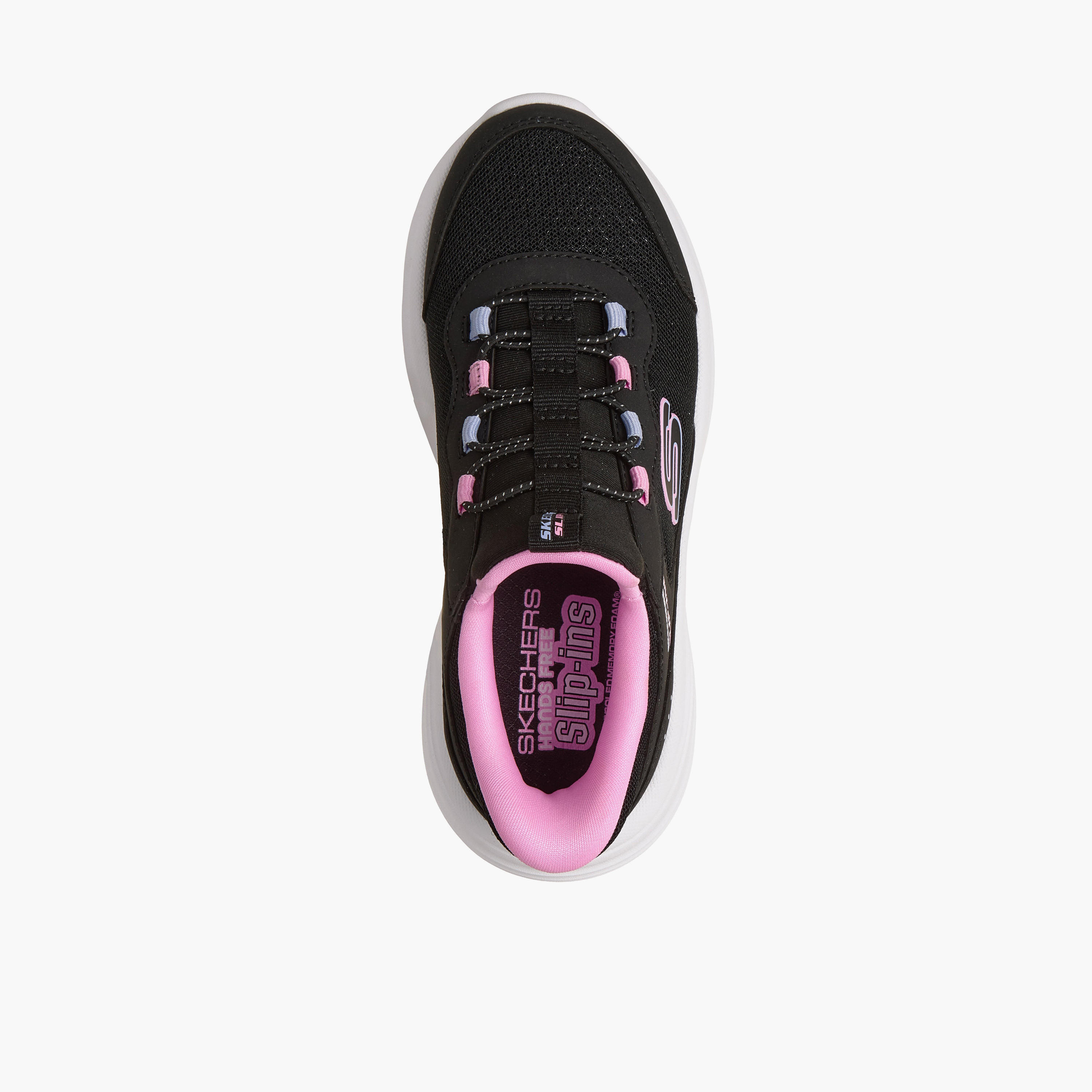حذاء سنيكرز سهل الارتداء للبنات باوندر برو من سكيتشرز-girls-shoes-sneakers-image-2