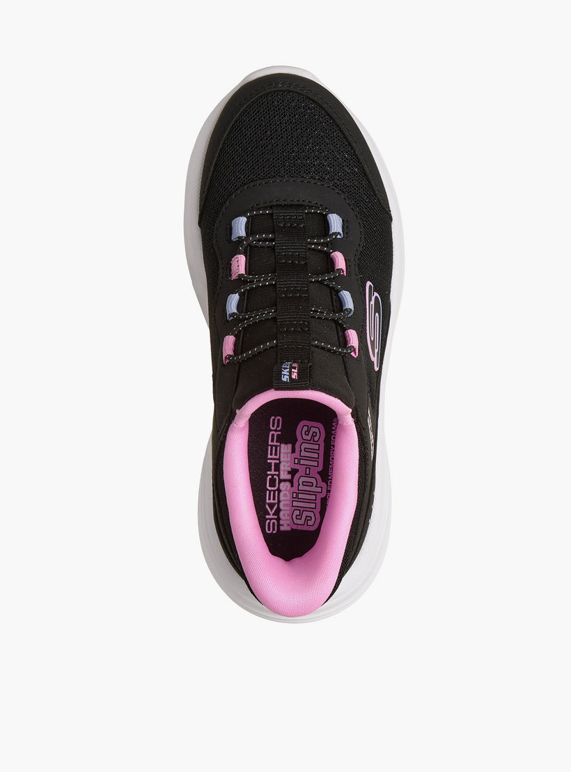 حذاء سنيكرز سهل الارتداء للبنات باوندر برو من سكيتشرز-girls-shoes-sneakers-image-2