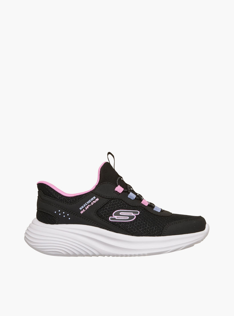 حذاء سنيكرز سهل الارتداء للبنات باوندر برو من سكيتشرز-girls-shoes-sneakers-image-3