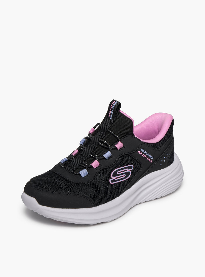 حذاء سنيكرز سهل الارتداء للبنات باوندر برو من سكيتشرز-girls-shoes-sneakers-image-4