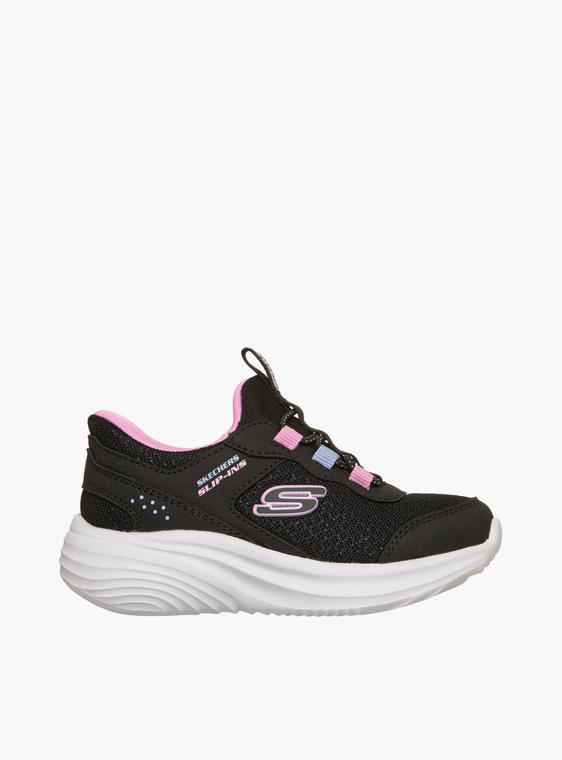 Skechers Girls BOUNDER PRO Slip-On Sneakers-baby-girls-shoes-closedshoes-image-3