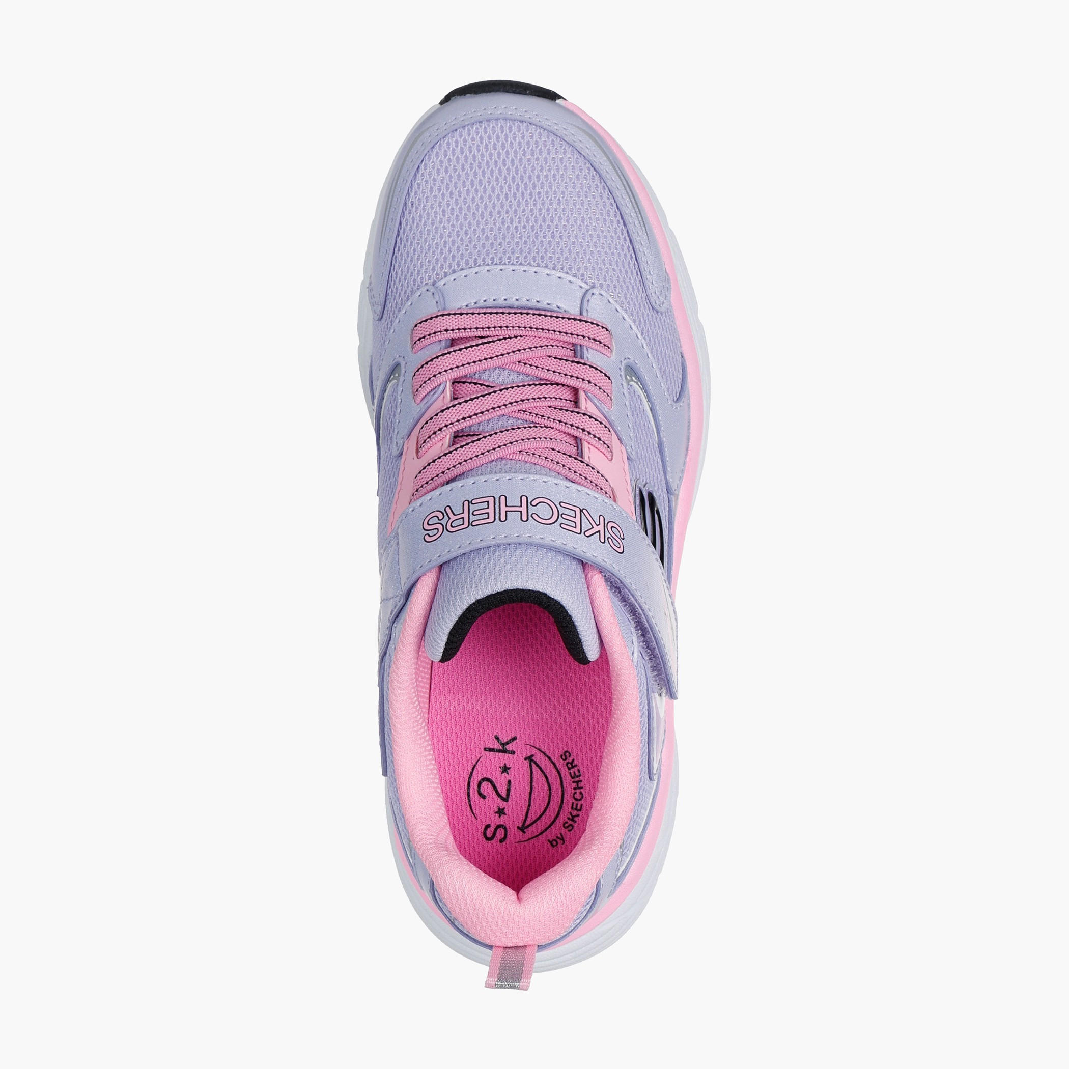 Skechers Girls Hook & Loop Sports Shoes-girls-shoes-sports-image-3