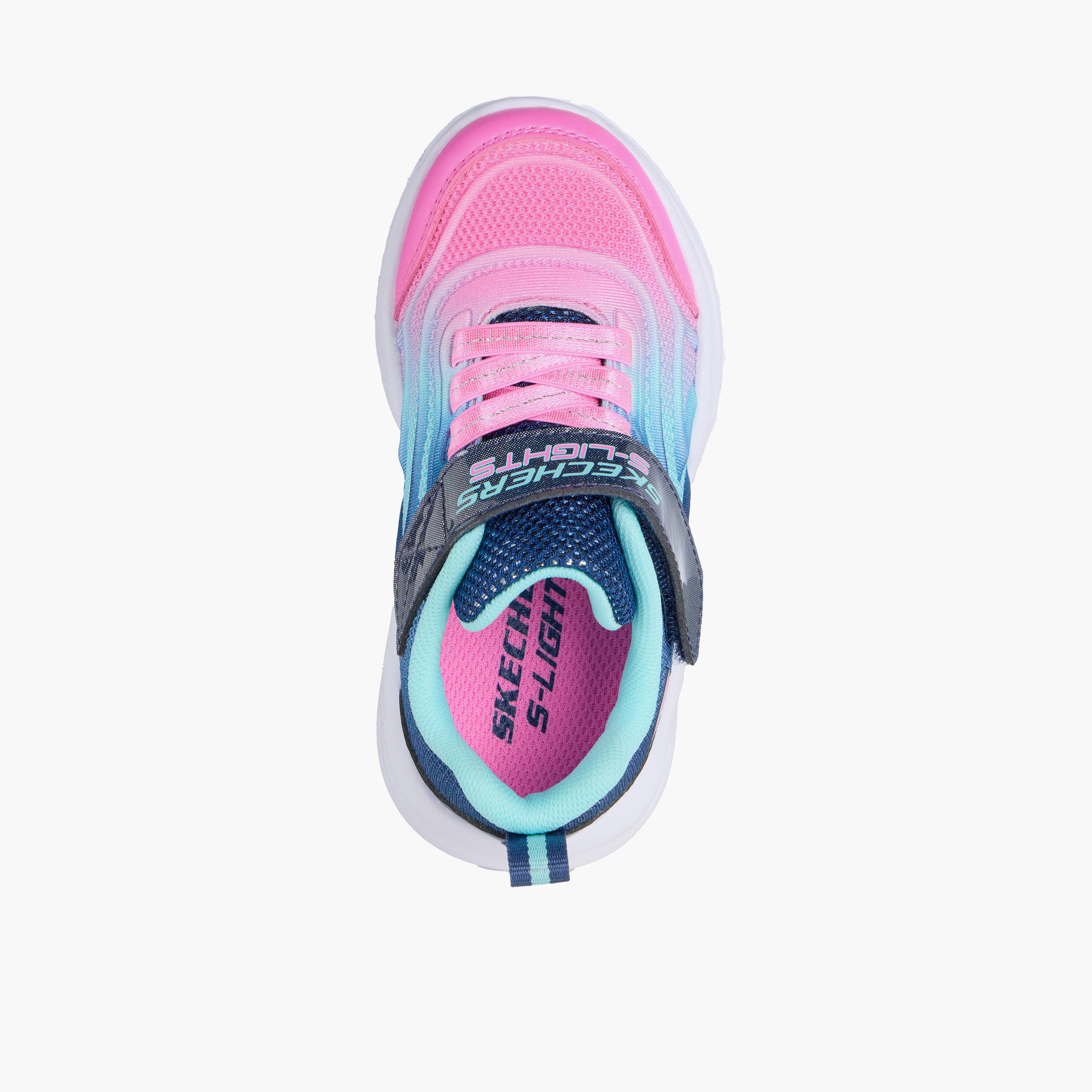 Skechers Girls SOLA GLOW Light-Up Sneakers - 303713N-NVMT-baby-girls-shoes-closedshoes-image-2