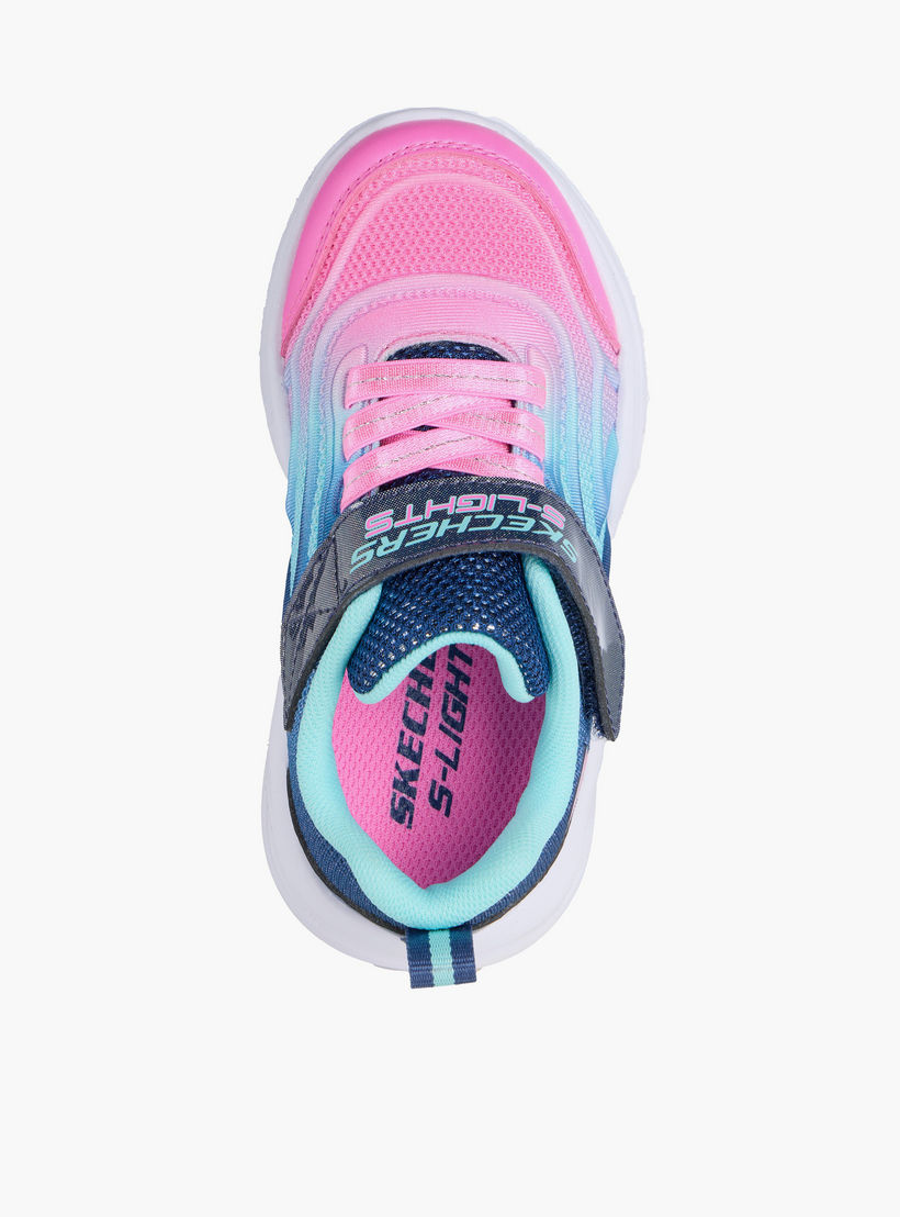 Skechers Girls SOLA GLOW Light-Up Sneakers - 303713N-NVMT-baby-girls-shoes-closedshoes-image-2