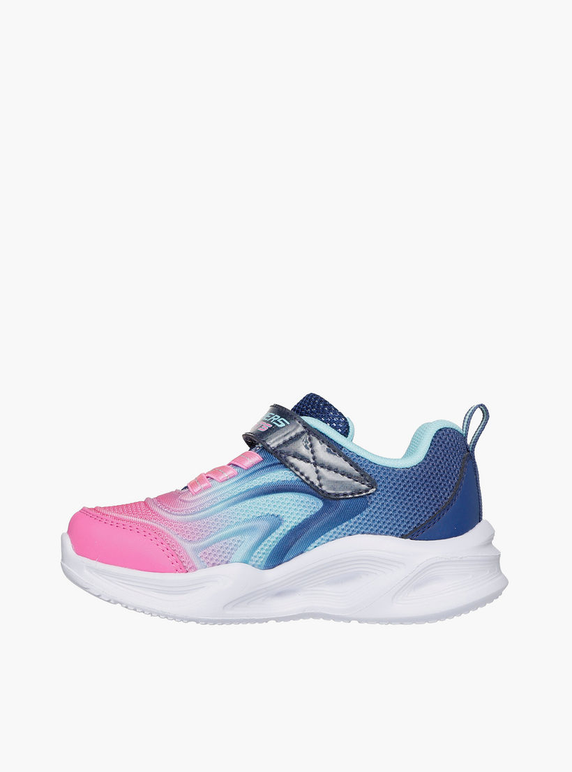 Skechers Girls SOLA GLOW Light-Up Sneakers - 303713N-NVMT-baby-girls-shoes-closedshoes-image-3