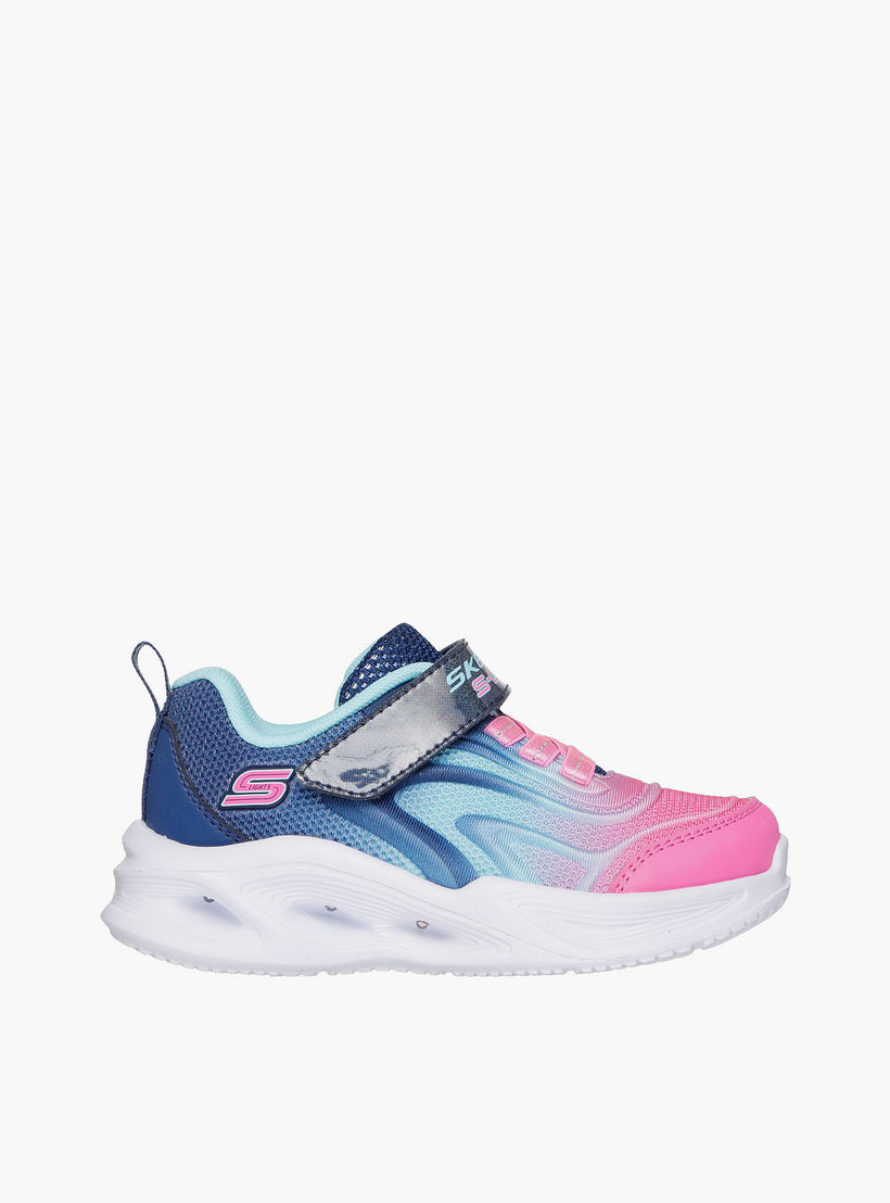Skechers Girls SOLA GLOW Light-Up Sneakers - 303713N-NVMT-baby-girls-shoes-closedshoes-image-4