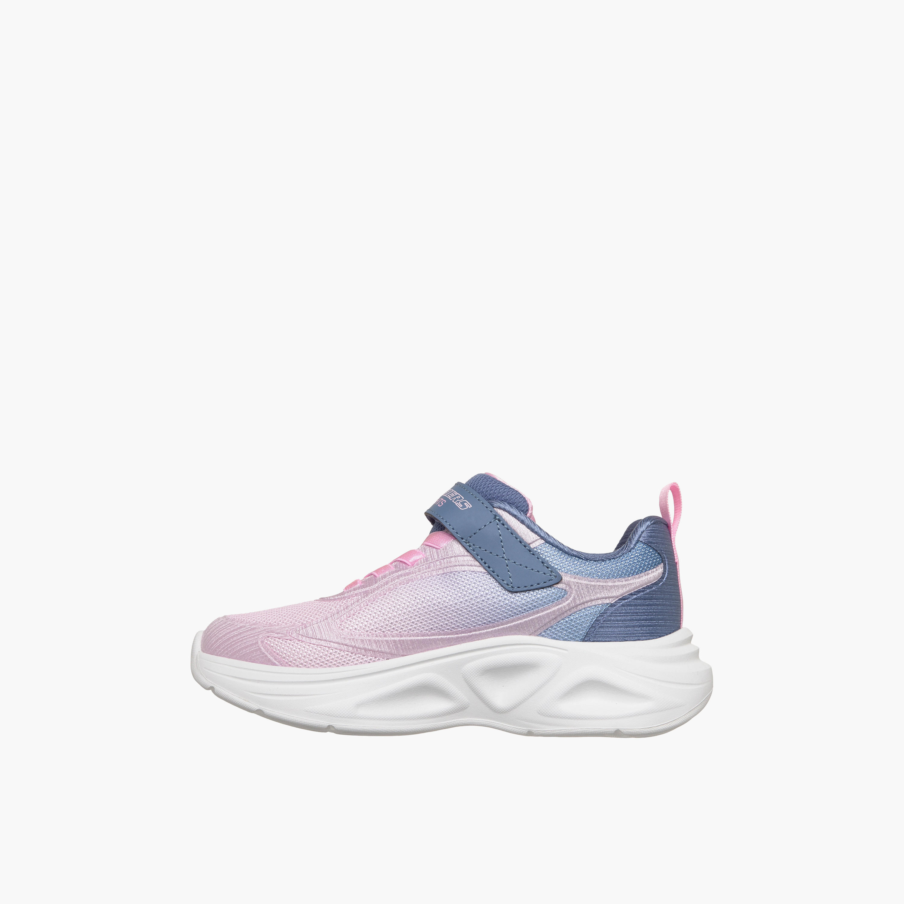 Skechers Girls SOLA GLOW 2.0 Hook & Loop Sneakers - 303729L-GYPK-CP-girls-shoes-sports-image-6
