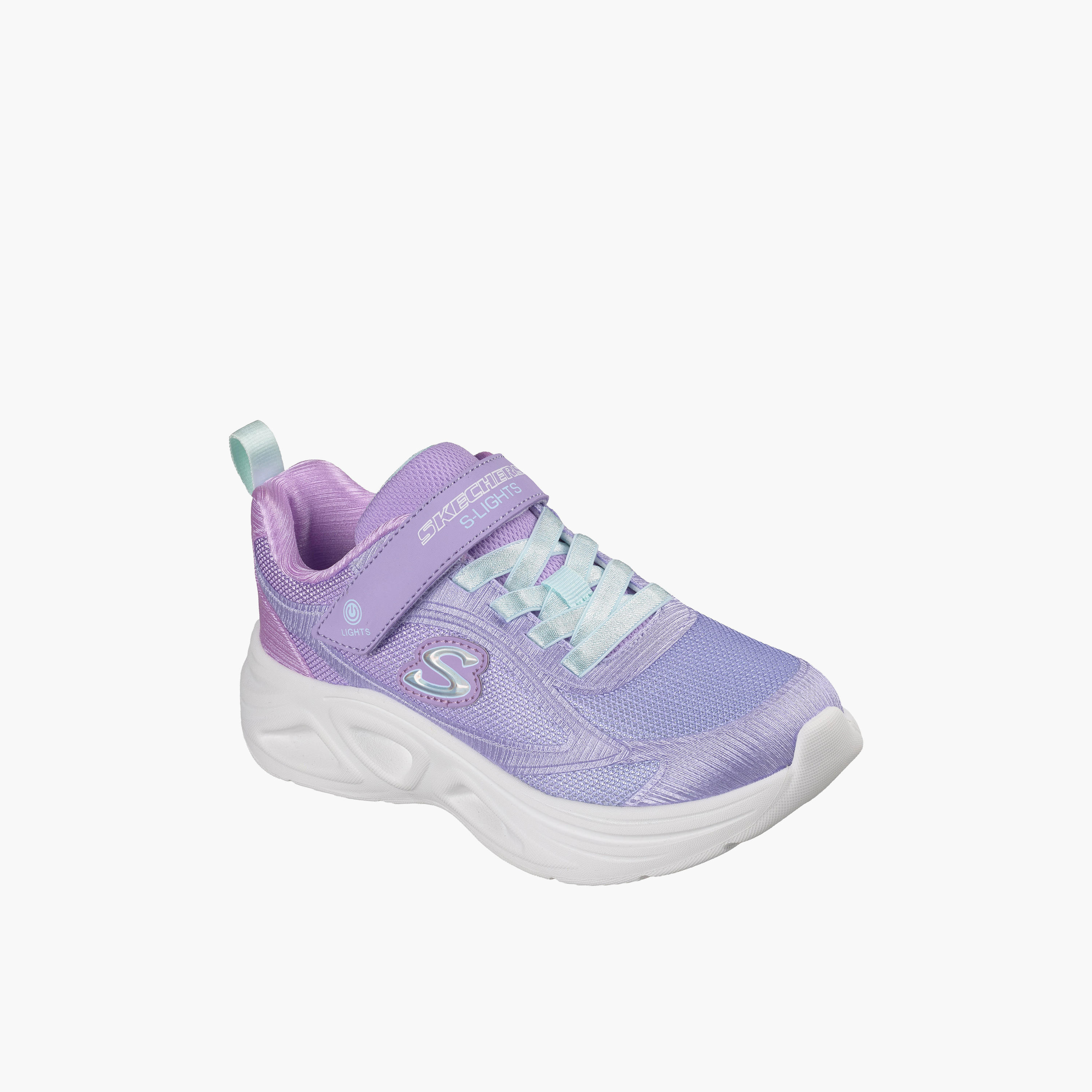 حذاء سنيكرز بشريط إغلاق لاصق سولا جلو 2.0 للبنات من سكيتشرز-girls-shoes-sneakers-image-1