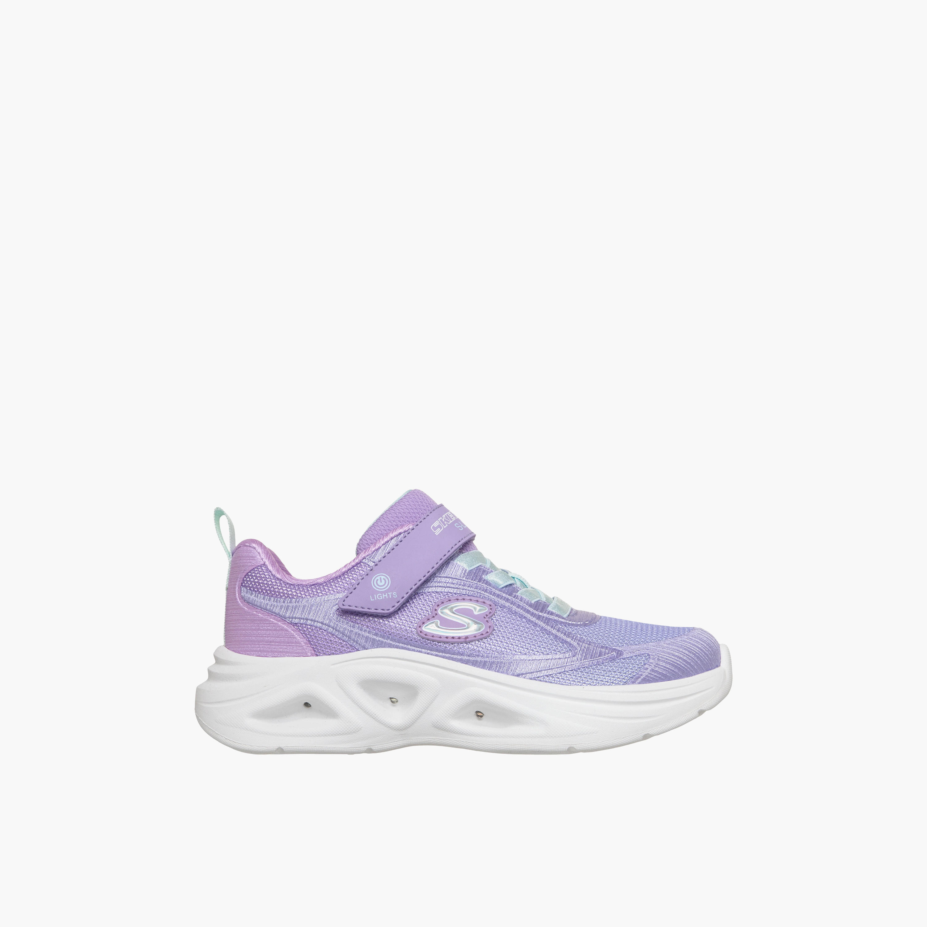حذاء سنيكرز بشريط إغلاق لاصق سولا جلو 2.0 للبنات من سكيتشرز-girls-shoes-sneakers-image-4