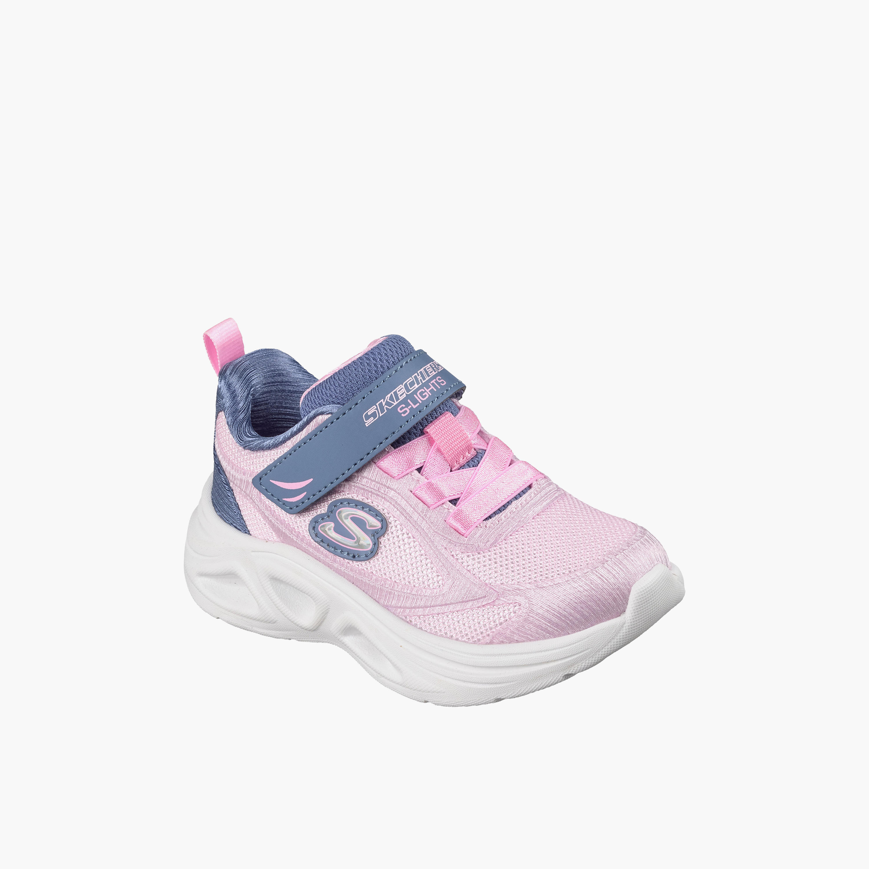 Skechers Girls SOLA GLOW 2.0 Hook & Loop Sneakers-baby-girls-shoes-closedshoes-image-1