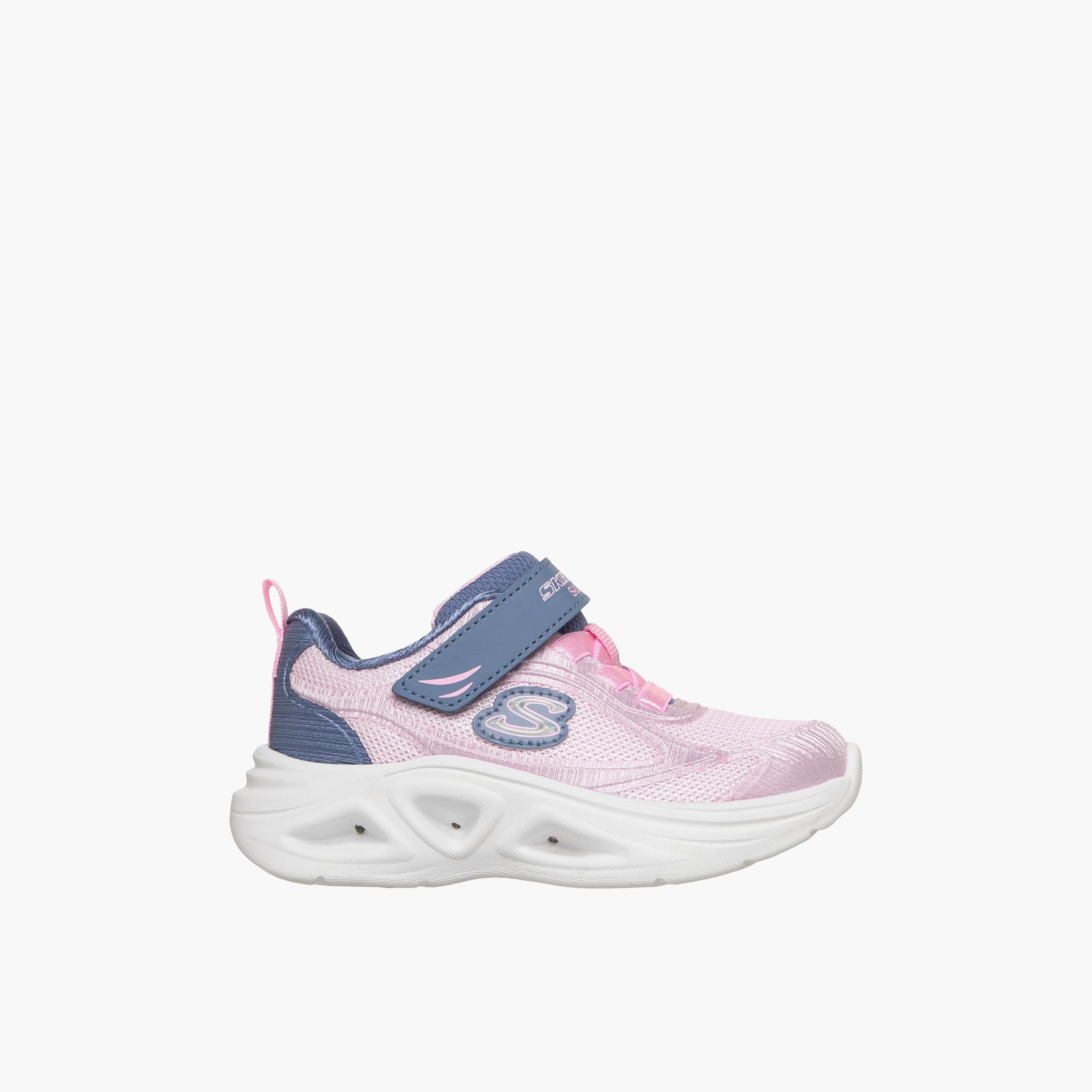 Skechers Girls SOLA GLOW 2.0 Hook & Loop Sneakers-baby-girls-shoes-closedshoes-image-3