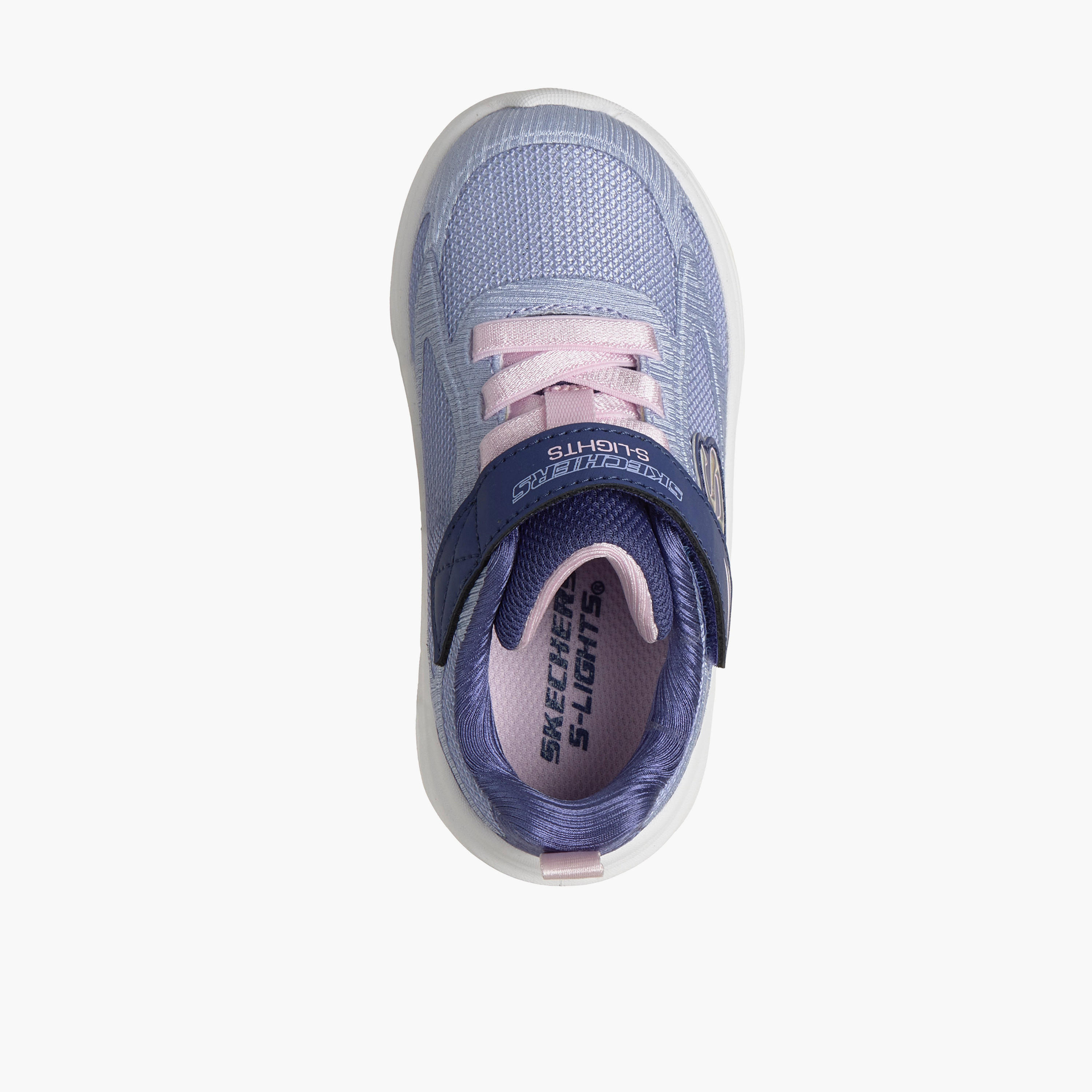 Skechers Girls SOLA GLOW 2.0 Hook & Loop Sneakers-baby-girls-shoes-closedshoes-image-2