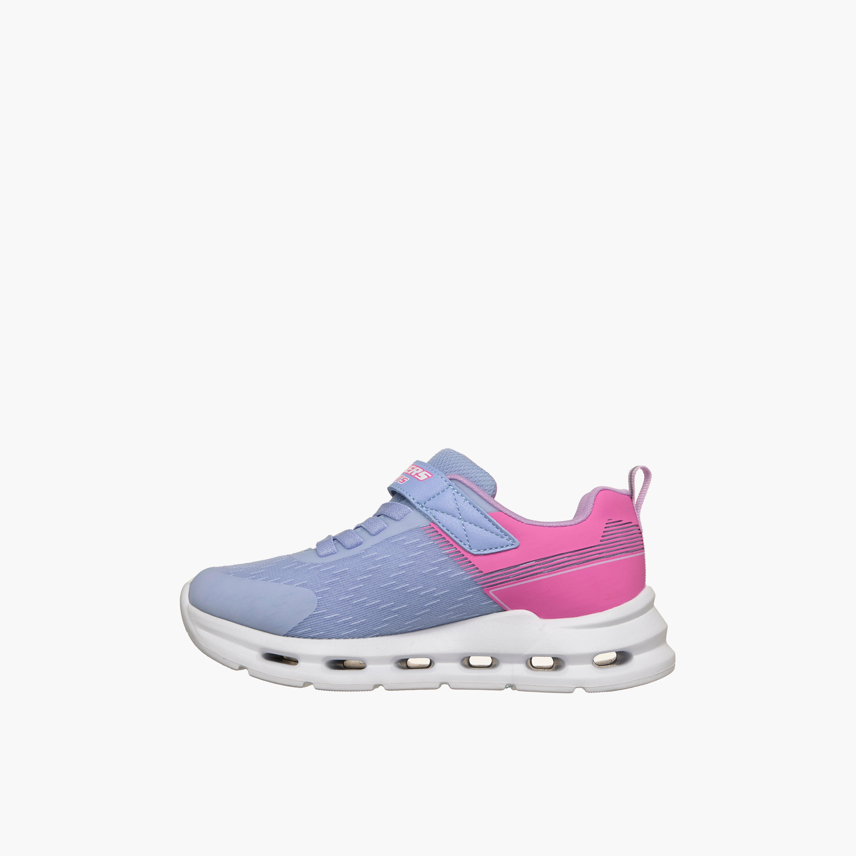 Skechers Girls GLIDE-STEP LIGHTS Hook & Loop Light-Up Ankle Sneakers-girls-shoes-sports-image-6