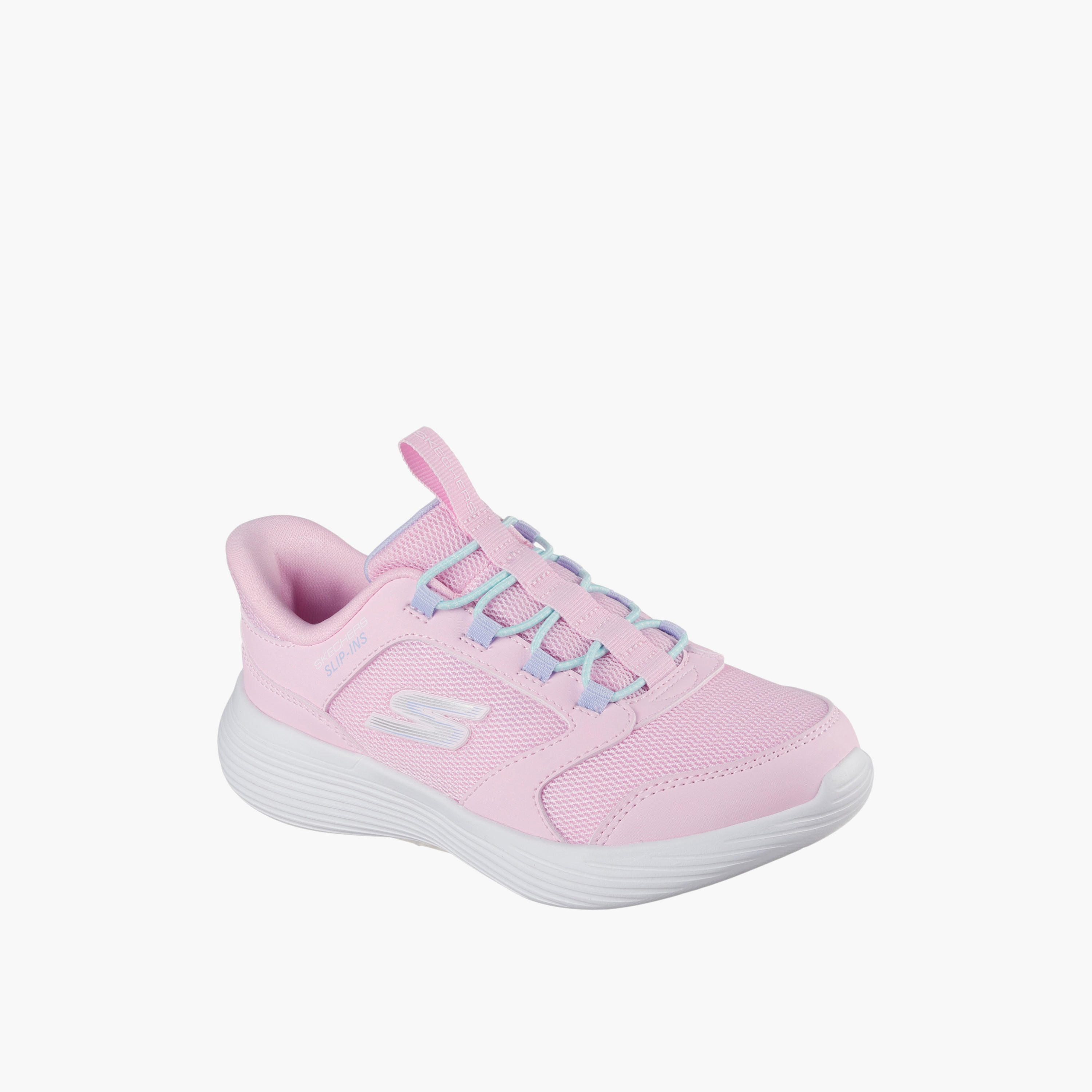 Skechers Girls Go Run 400 V2 Lace-Up Walking Shoes-girls-shoes-sports-image-1