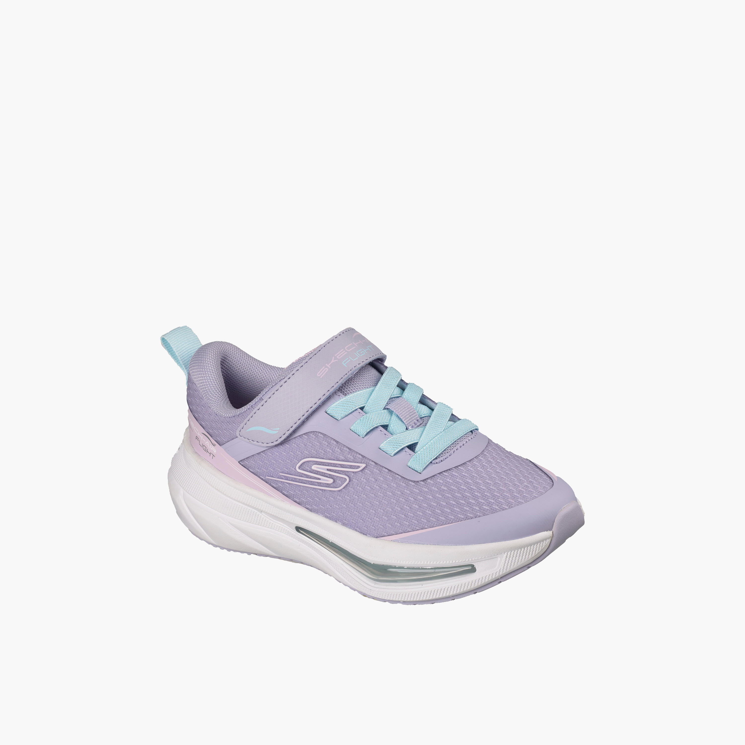 Skechers Girls SKECH-AIR FLIGHT Hook & Loop Sneakers - 303880L-LAV-CP-girls-shoes-sports-image-1