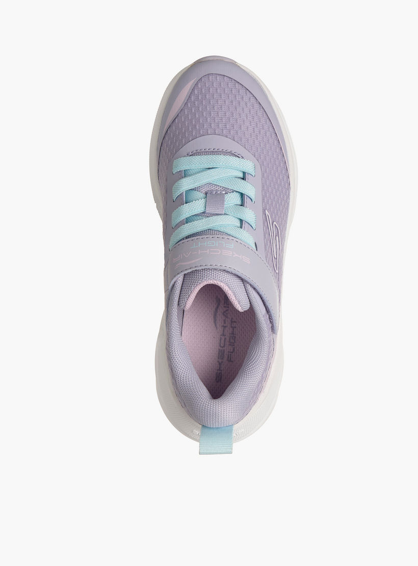 Skechers Girls SKECH-AIR FLIGHT Hook & Loop Sneakers - 303880L-LAV-CP-girls-shoes-sports-image-2