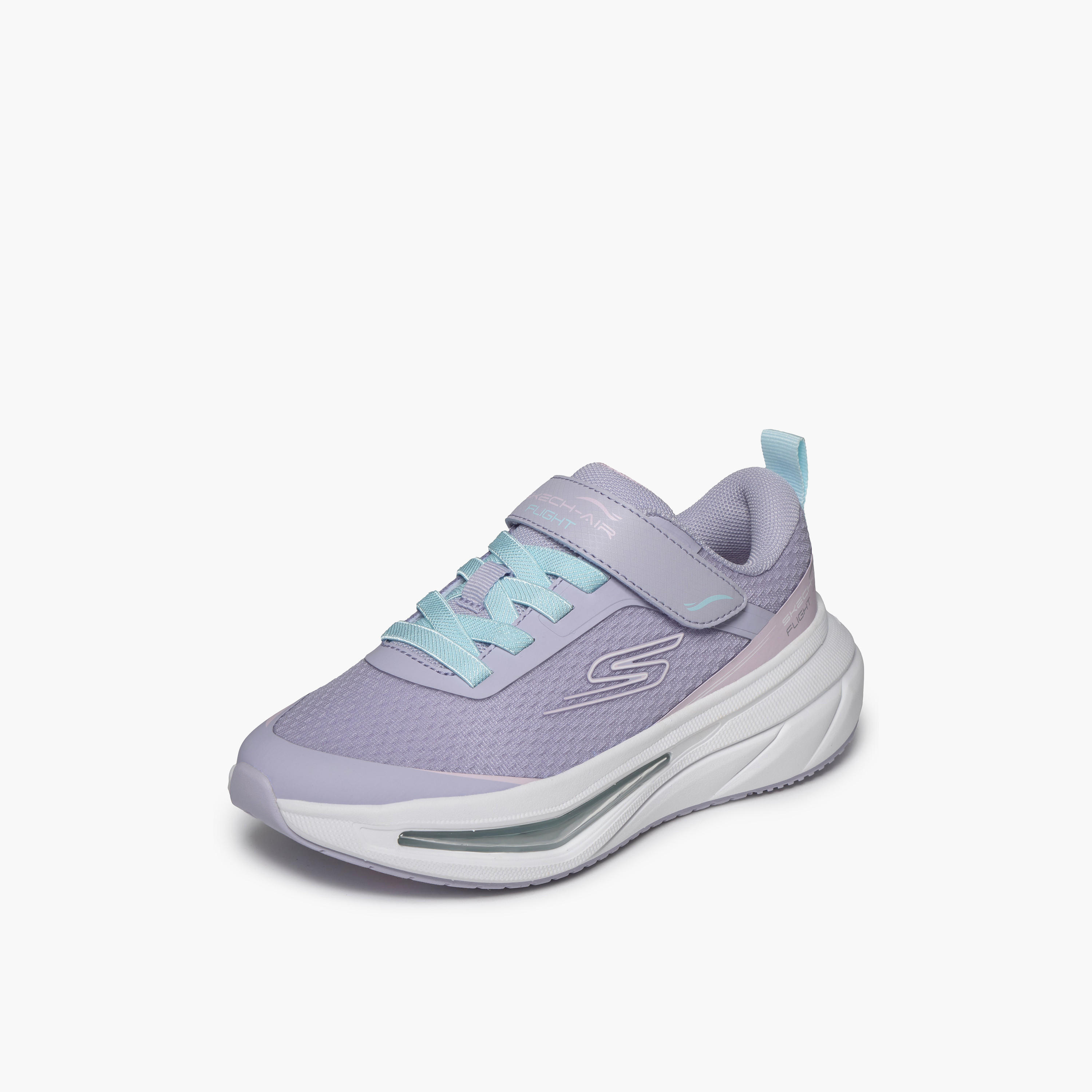 Skechers Girls SKECH-AIR FLIGHT Hook & Loop Sneakers - 303880L-LAV-CP-girls-shoes-sports-image-4