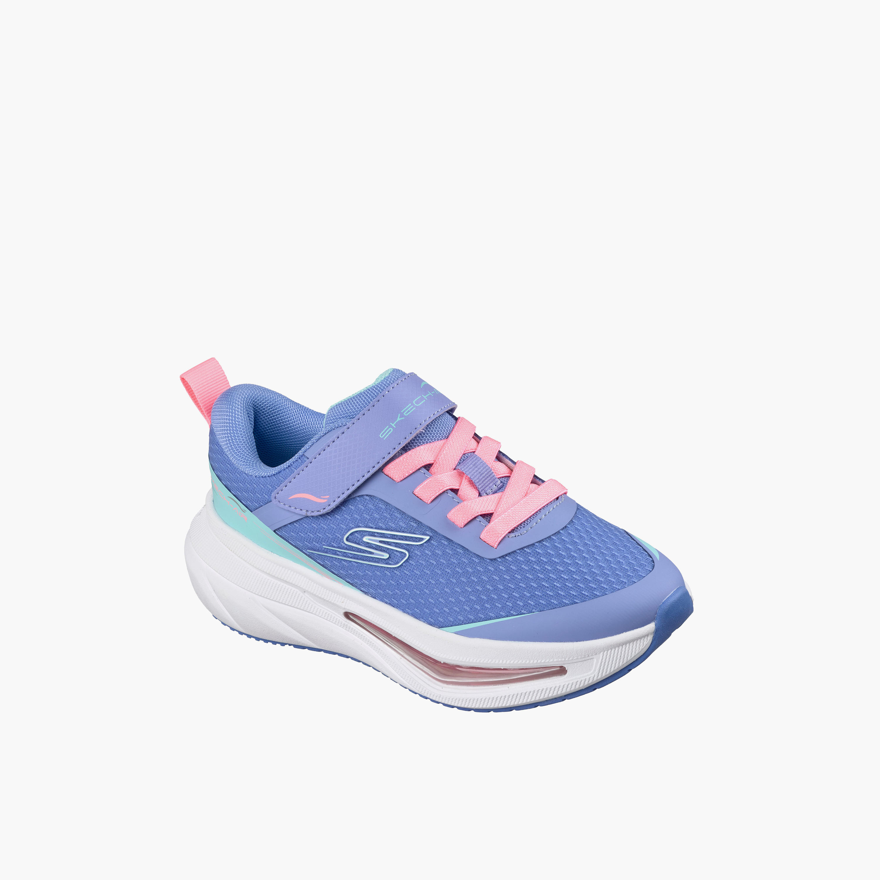 Skechers Girls Skech-Air Flight Hook & Loop Sneakers-girls-shoes-sports-image-1