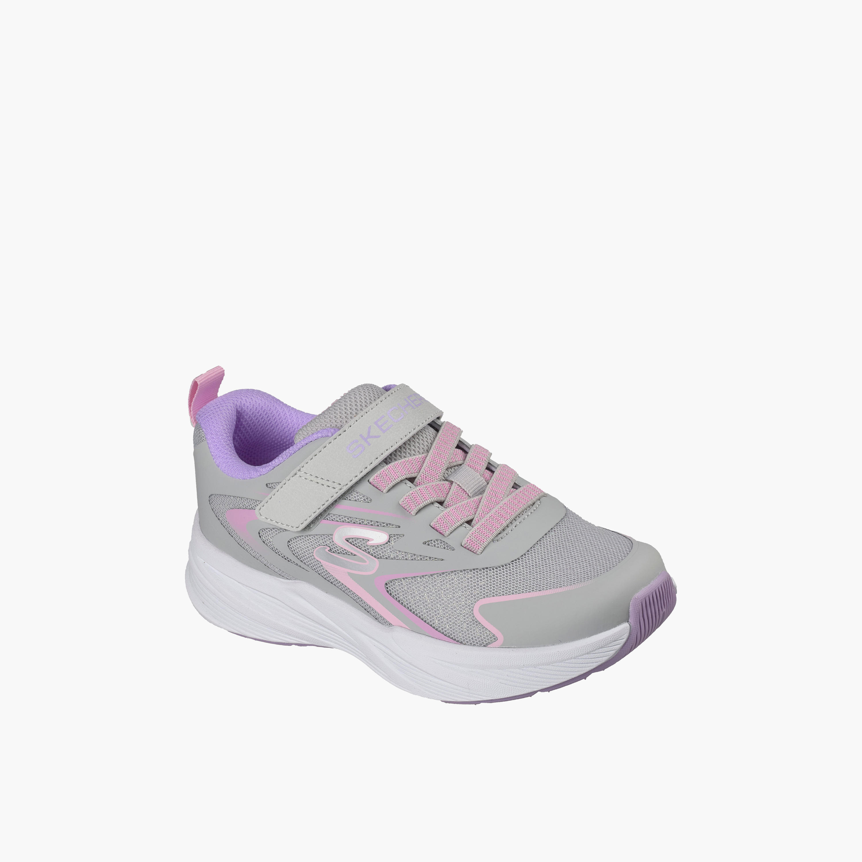 Skechers Girls MICROSPEC TREAD Hook & Loop Sneakers-girls-shoes-sports-image-1
