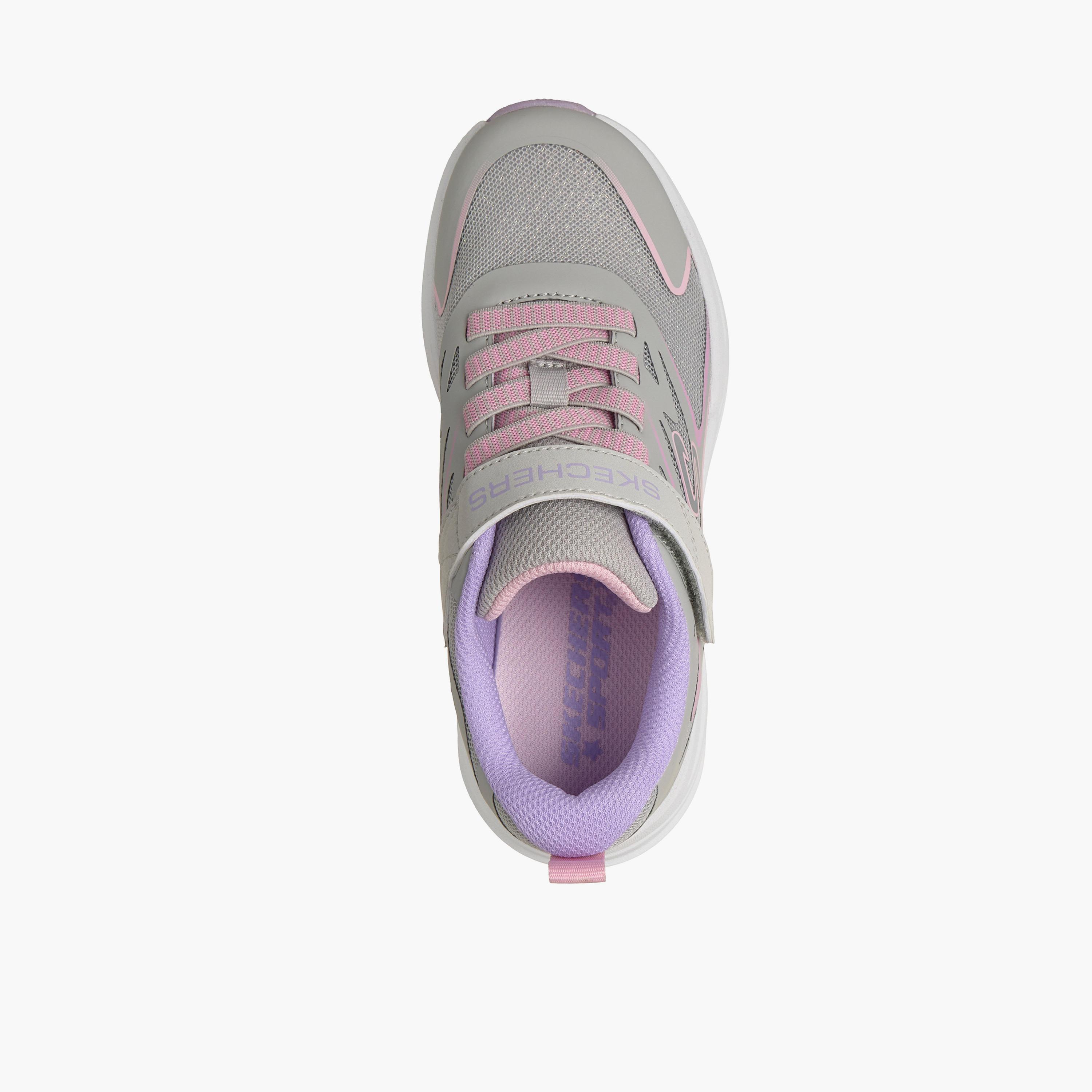 Skechers Girls MICROSPEC TREAD Hook & Loop Sneakers-girls-shoes-sports-image-2