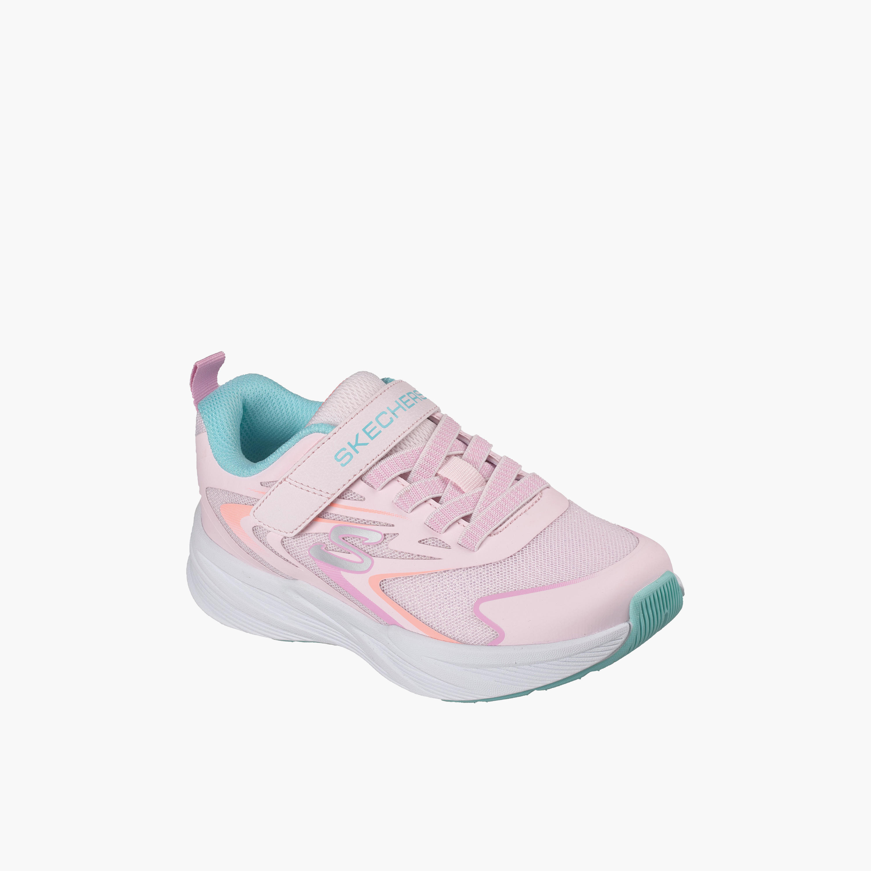 Skechers Girls MICROSPEC TREAD Hook & Loop Sneakers - 303882L-LPMT-CP-girls-shoes-sports-image-1
