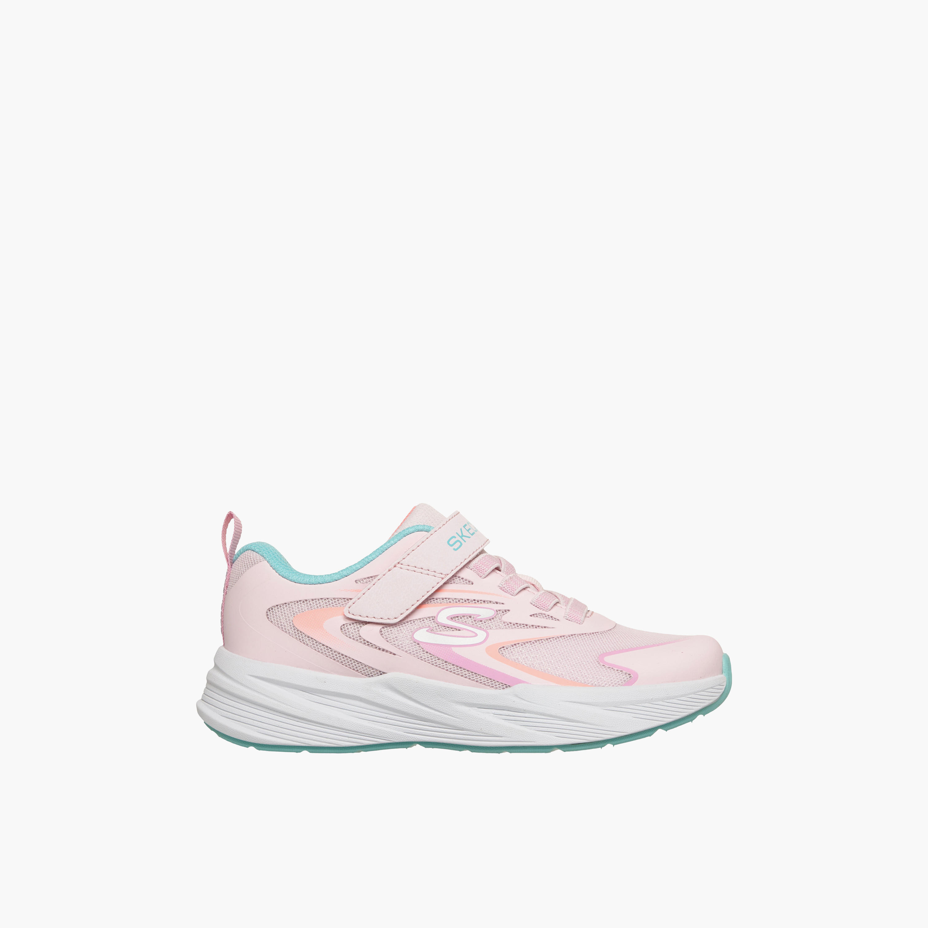 Skechers Girls MICROSPEC TREAD Hook & Loop Sneakers - 303882L-LPMT-CP-girls-shoes-sports-image-3