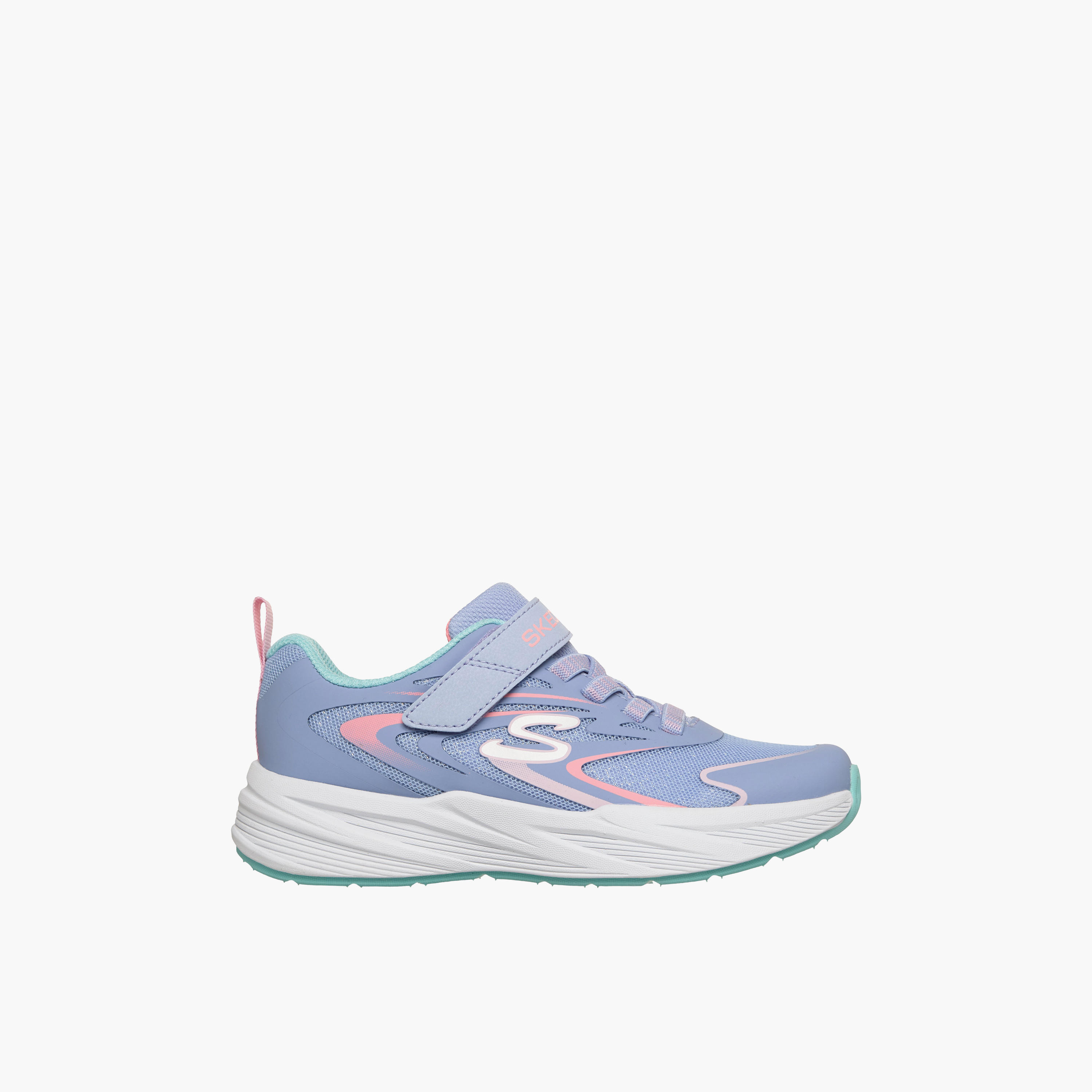 Skechers Girls MICROSPEC TREAD Hook & Loop Sneakers - 303882L-PWMT-CP-girls-shoes-sports-image-3