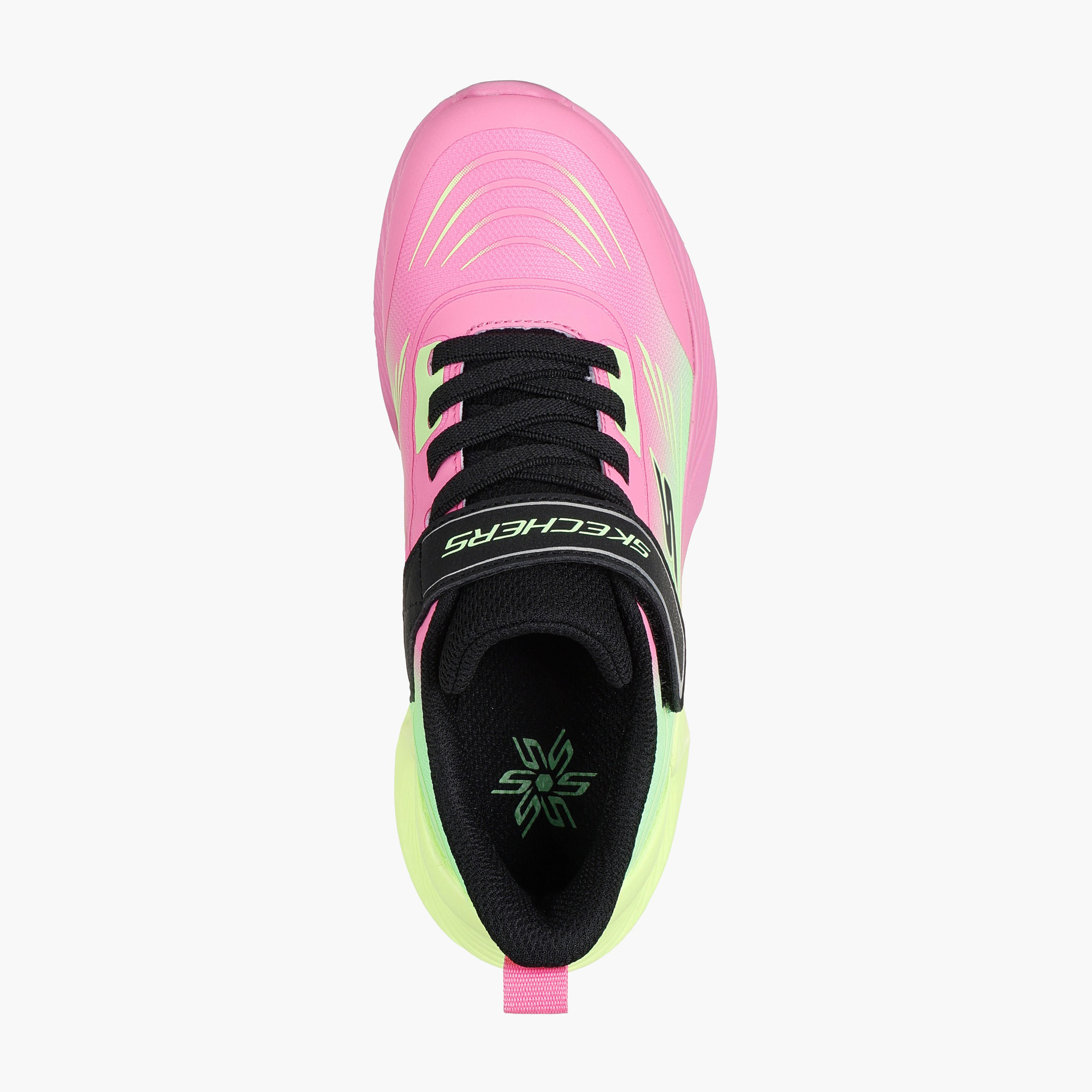 Skechers Girls Hook & Loop Sports Shoes-girls-shoes-sports-image-3