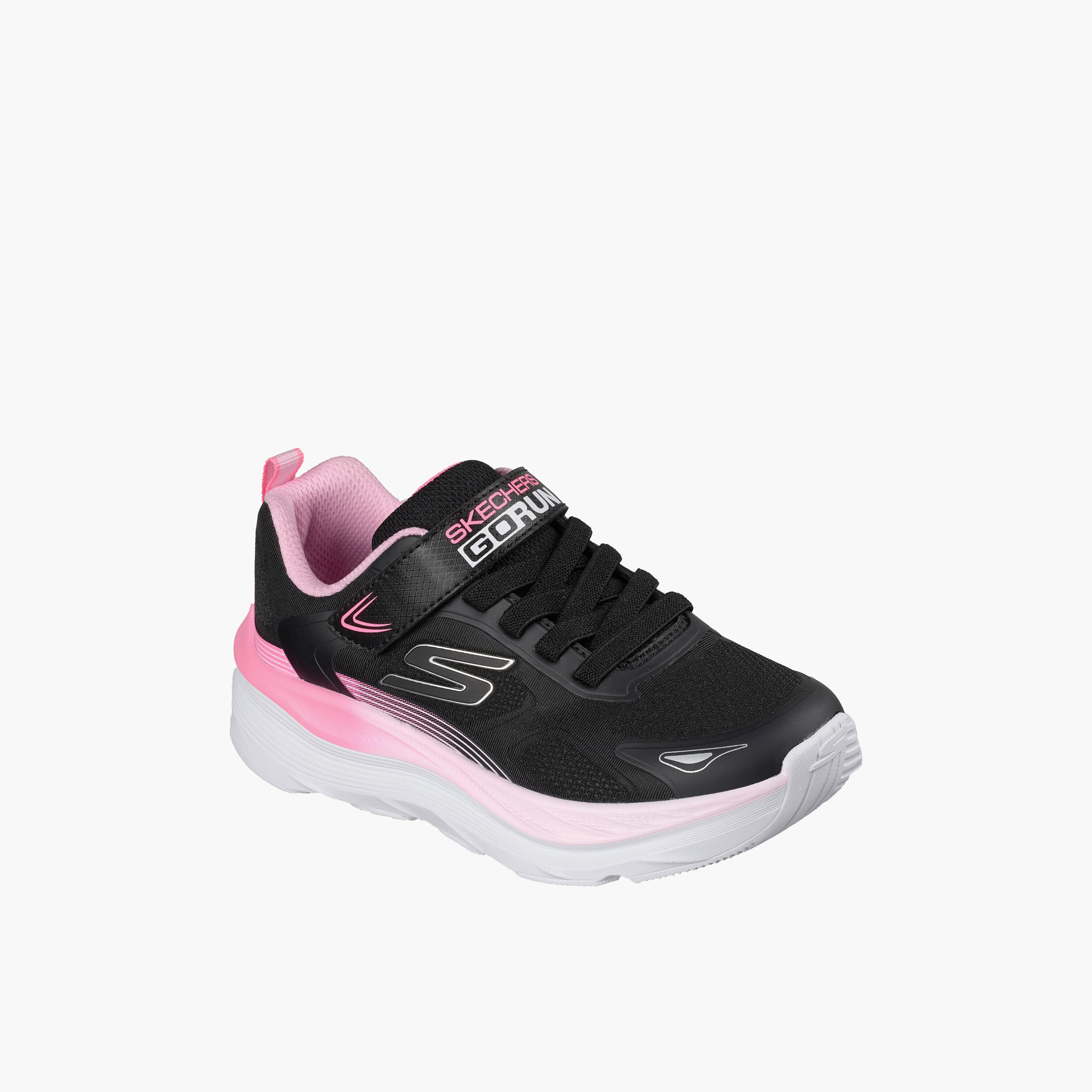 Skechers Girls MAX RUN Hook & Loop Running Shoes-girls-shoes-sports-image-1