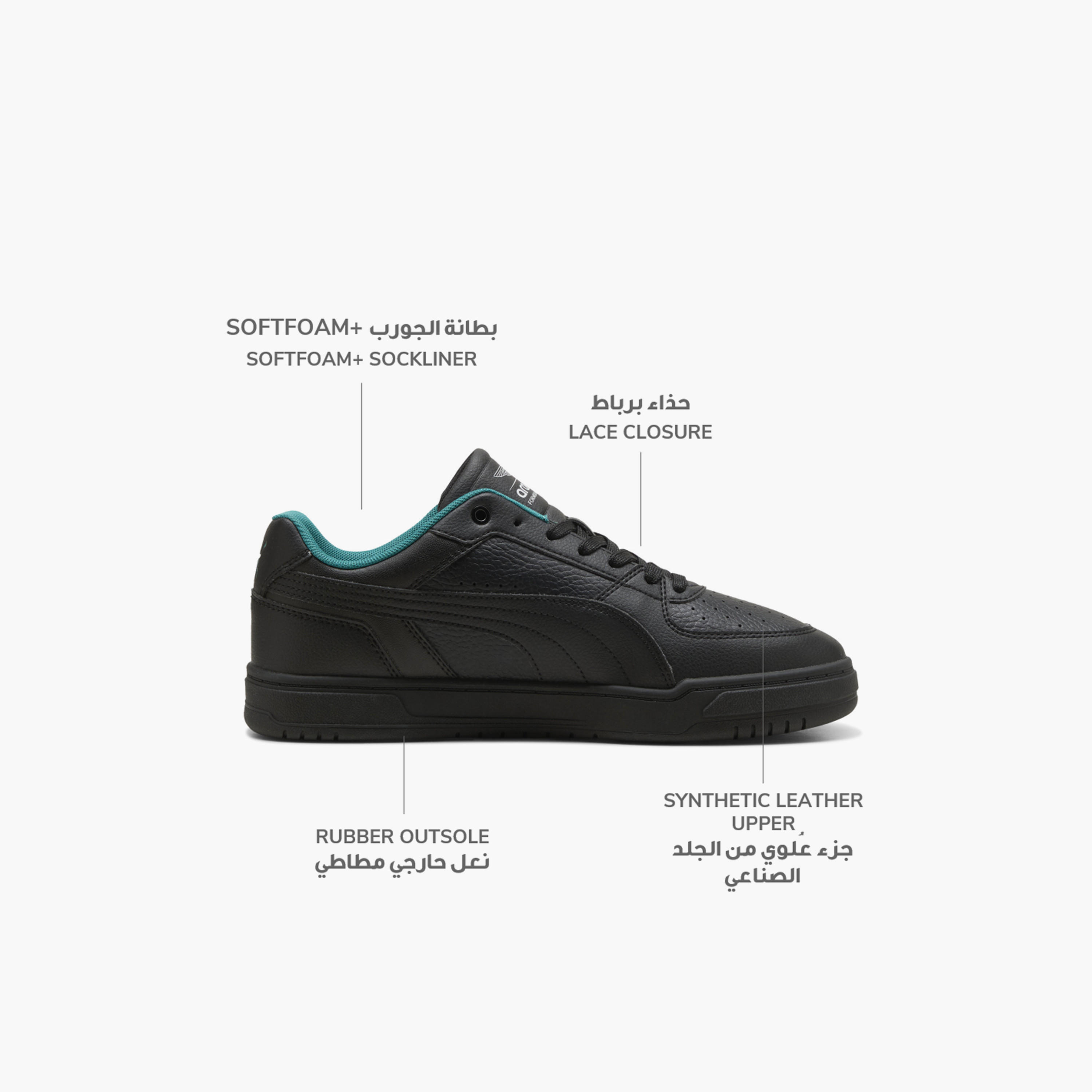 Puma Men AMF1 Caven III Lace-Up Low Ankle Sneakers-sports-men-shoes-image-2