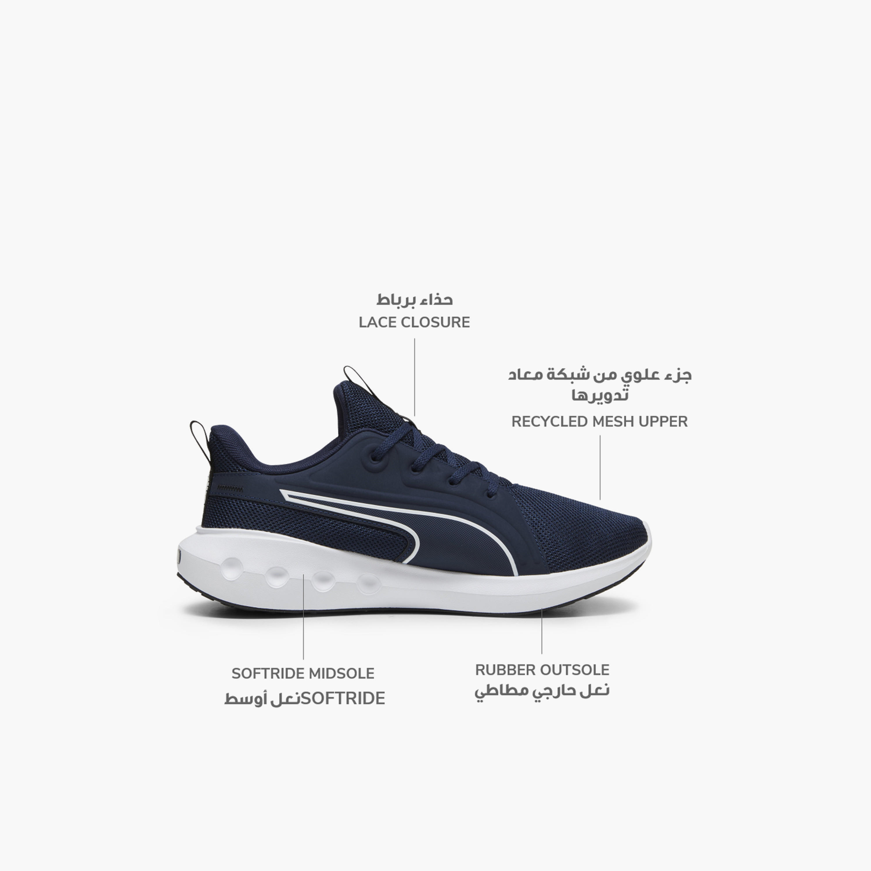 Puma Men Softride Carson Lace-Up Sports Shoes-sports-men-shoes-image-2