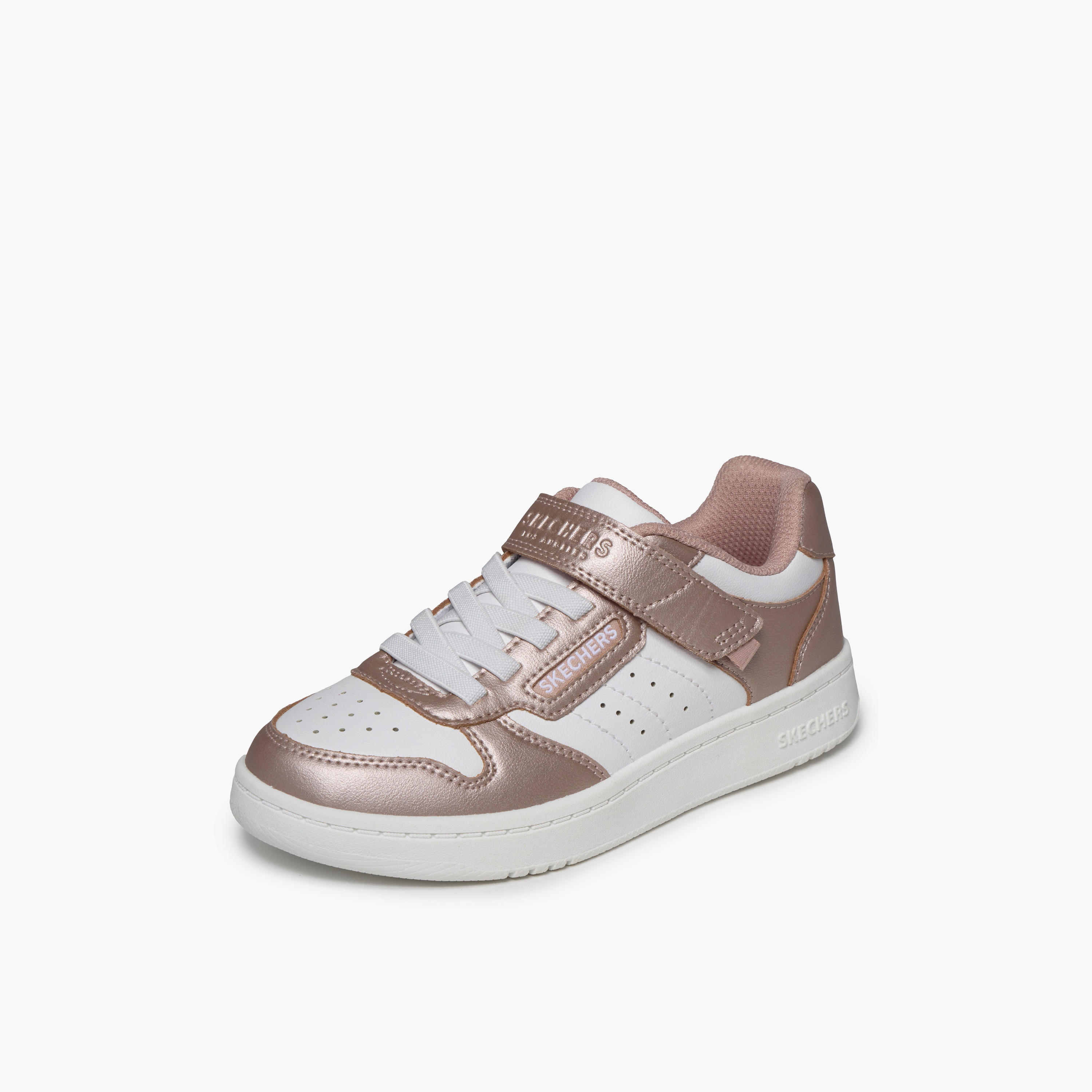 Skechers Girls QUICK STREET Hook & Loop Sneakers-girls-shoes-sports-image-4