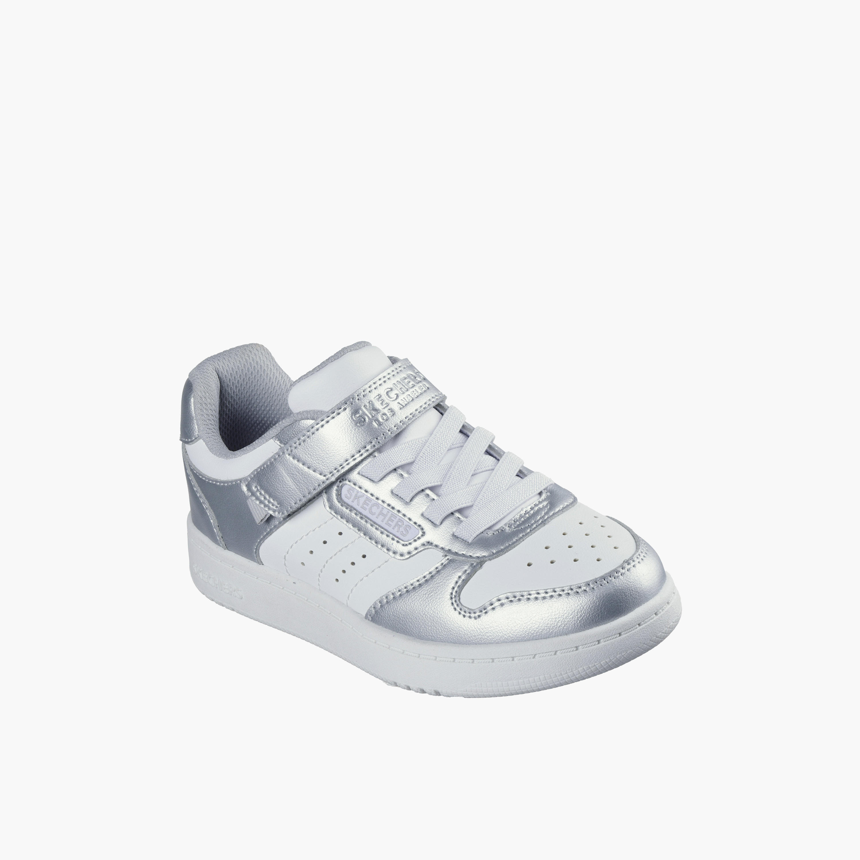 حذاء سنيكرز بشريط إغلاق لاصق "كويك ستريت" للبنات من سكيتشيرز-girls-shoes-sneakers-image-1