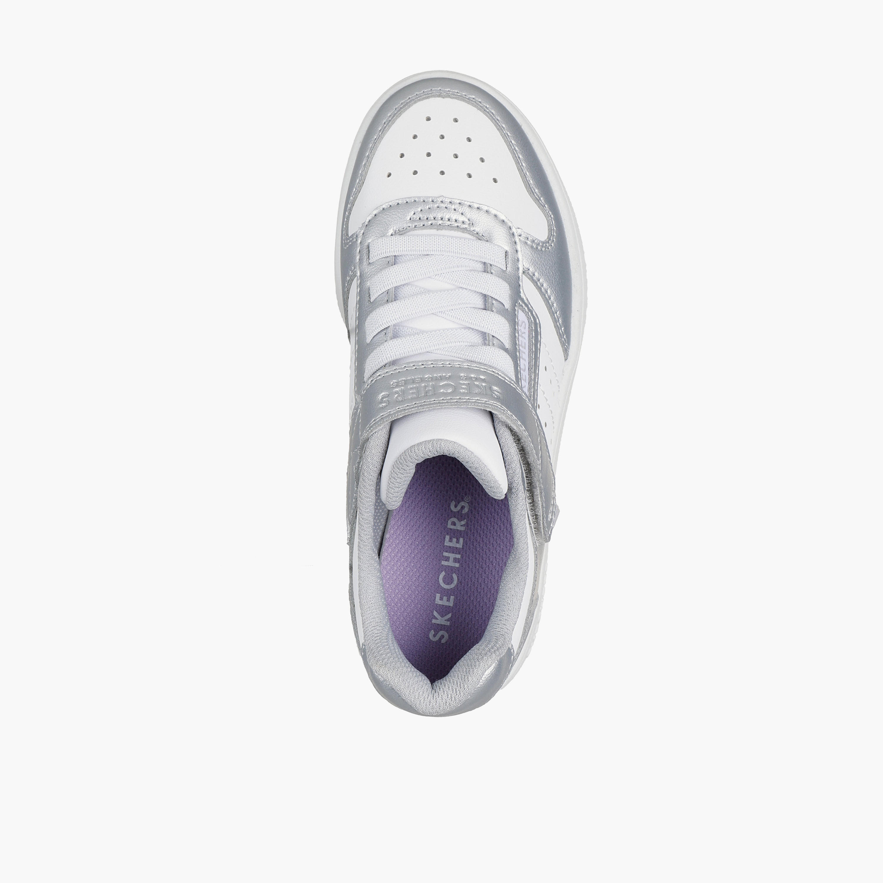 حذاء سنيكرز بشريط إغلاق لاصق "كويك ستريت" للبنات من سكيتشيرز-girls-shoes-sneakers-image-2