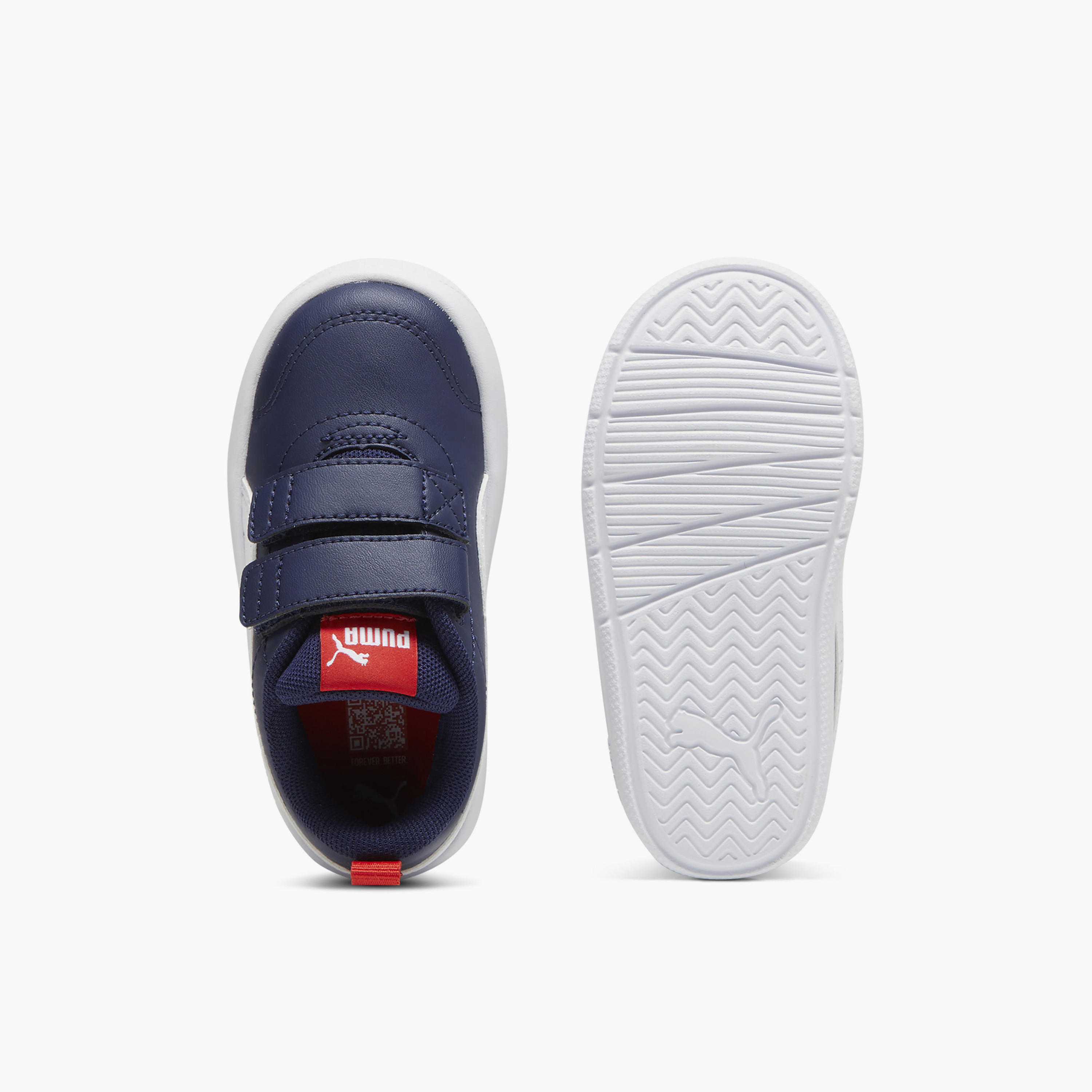 Puma Boys Courtflex v3 V Hook & Loop Sneakers-baby-boys-shoes-closedshoes-image-4