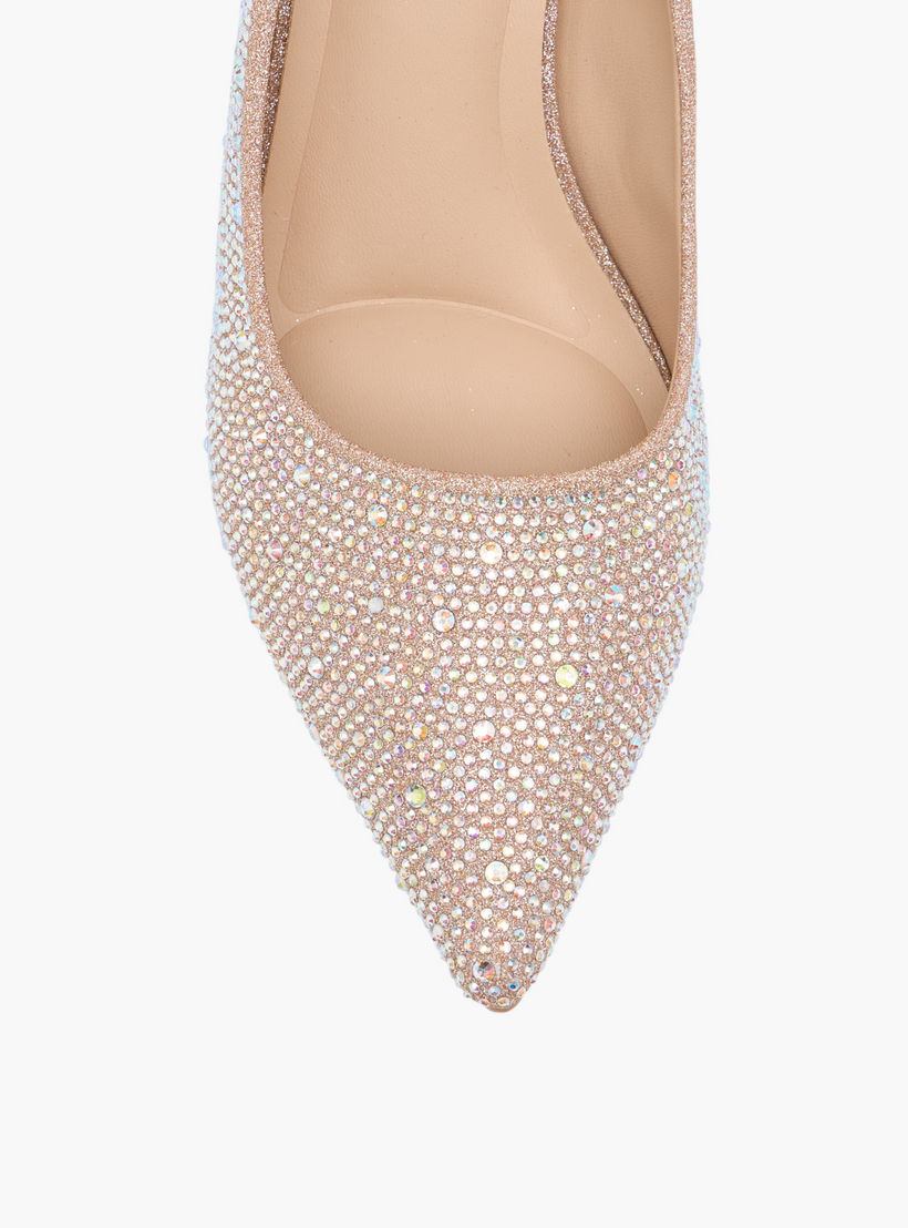 حذاء كلاسيكي مزين سهل الارتداء وبمقدمة مدببة وكعب ستيليتو من فلورا بيلا-women-shoes-heels-image-4