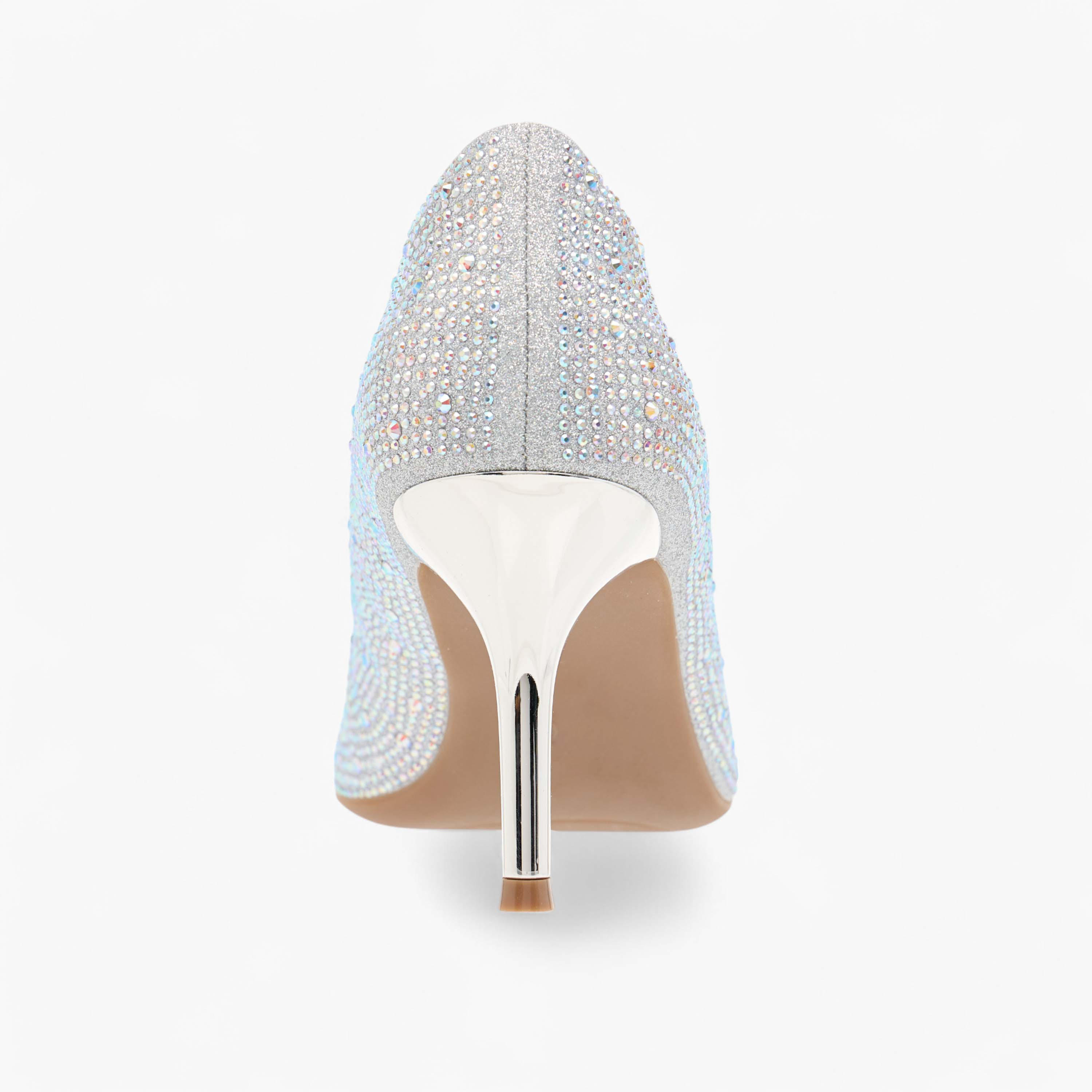 Flora Bella Textured Slip-On Pointed Toe Pumps with Stiletto Heels-women-shoes-heels-image-5