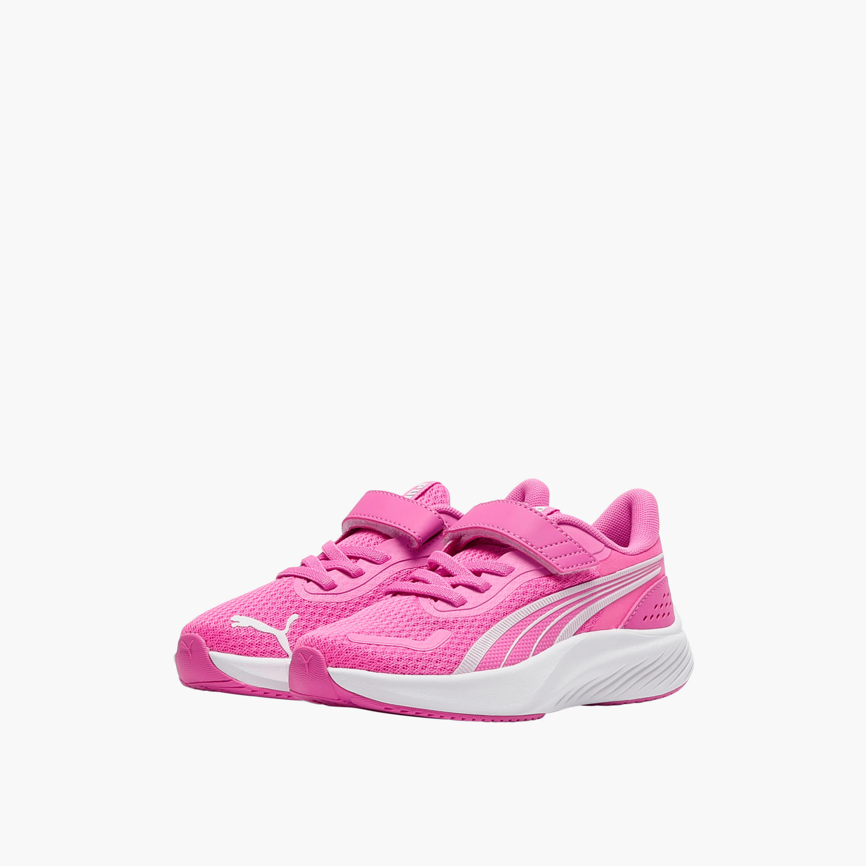 Puma Girls Hook & Loop Sports Shoes-girls-shoes-sports-image-1