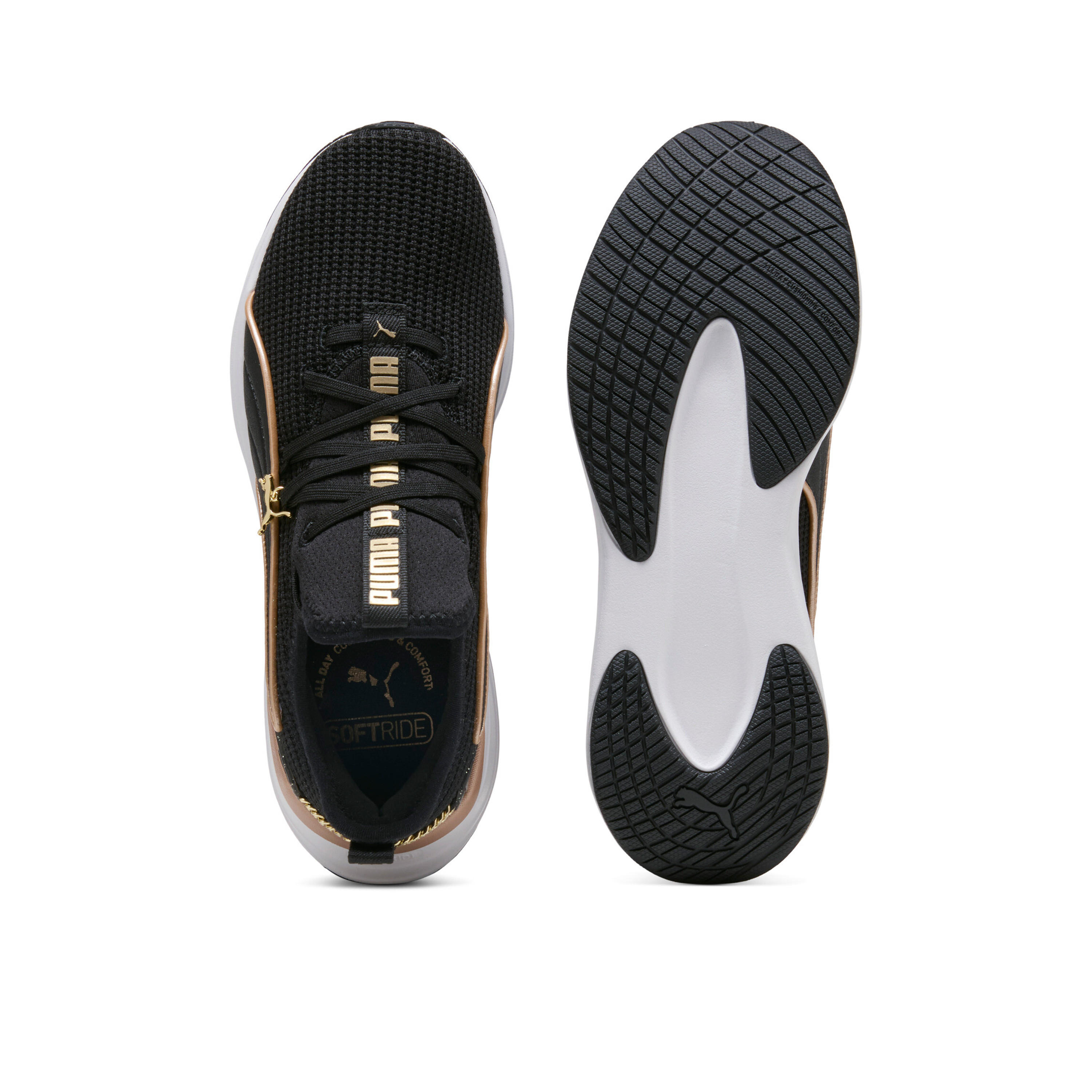 Puma Women Softride Sabrina Polished Chrome Lace-Up Running Shoes-sports-women-shoes-image-4