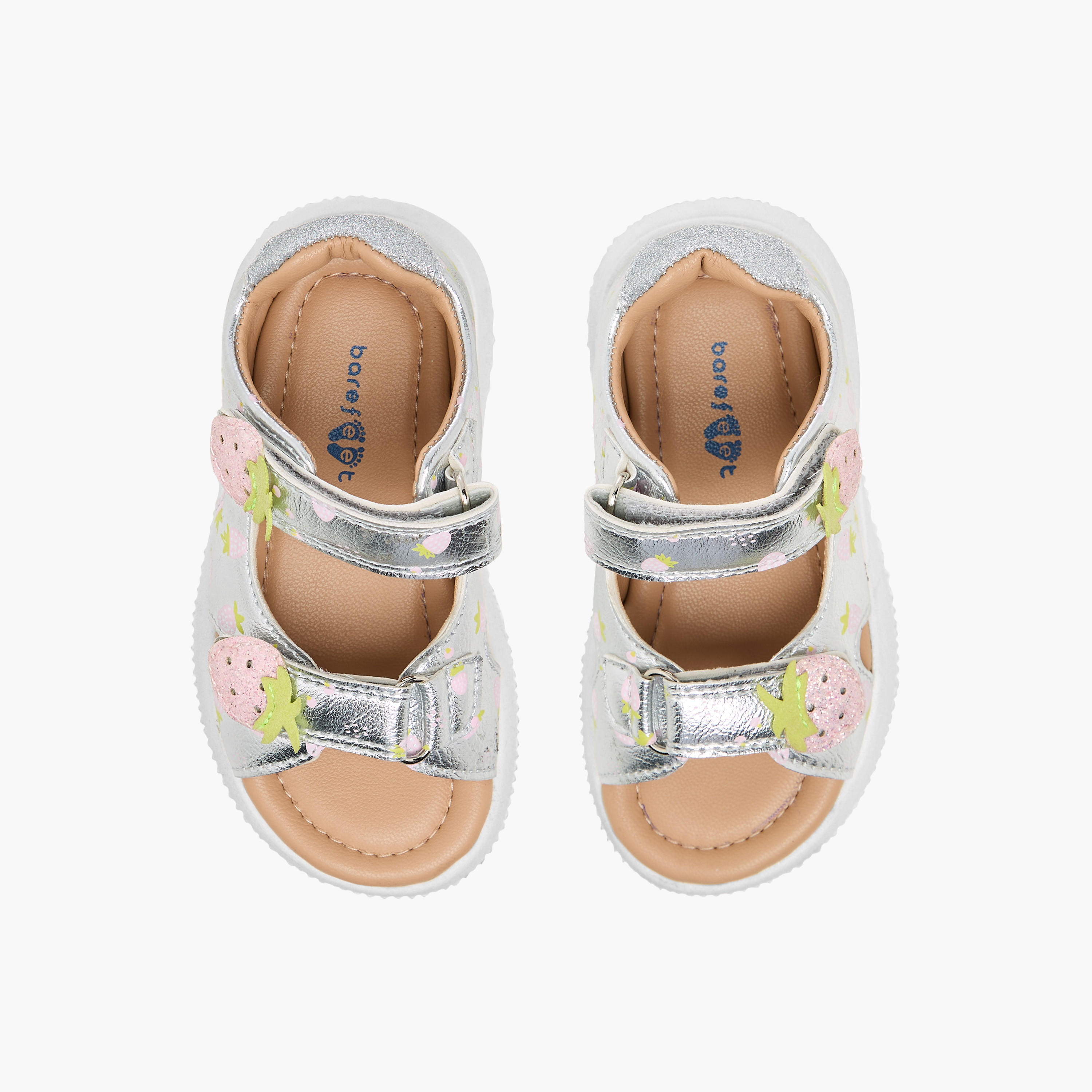 Barefeet Girls Hook and Loop Sandals-girls-shoes-sandals-image-1